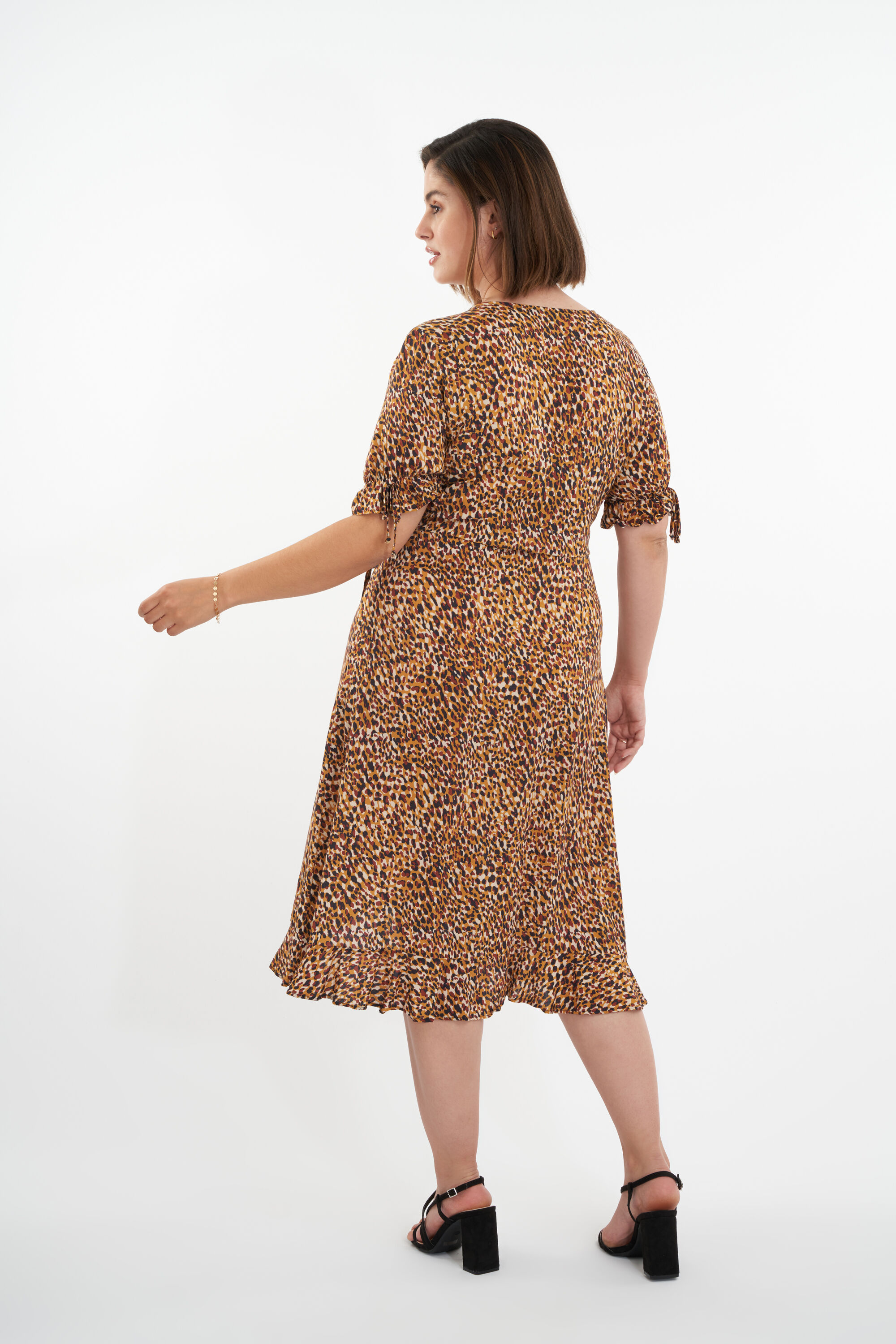 Wickelkleid mit Print  image number 4