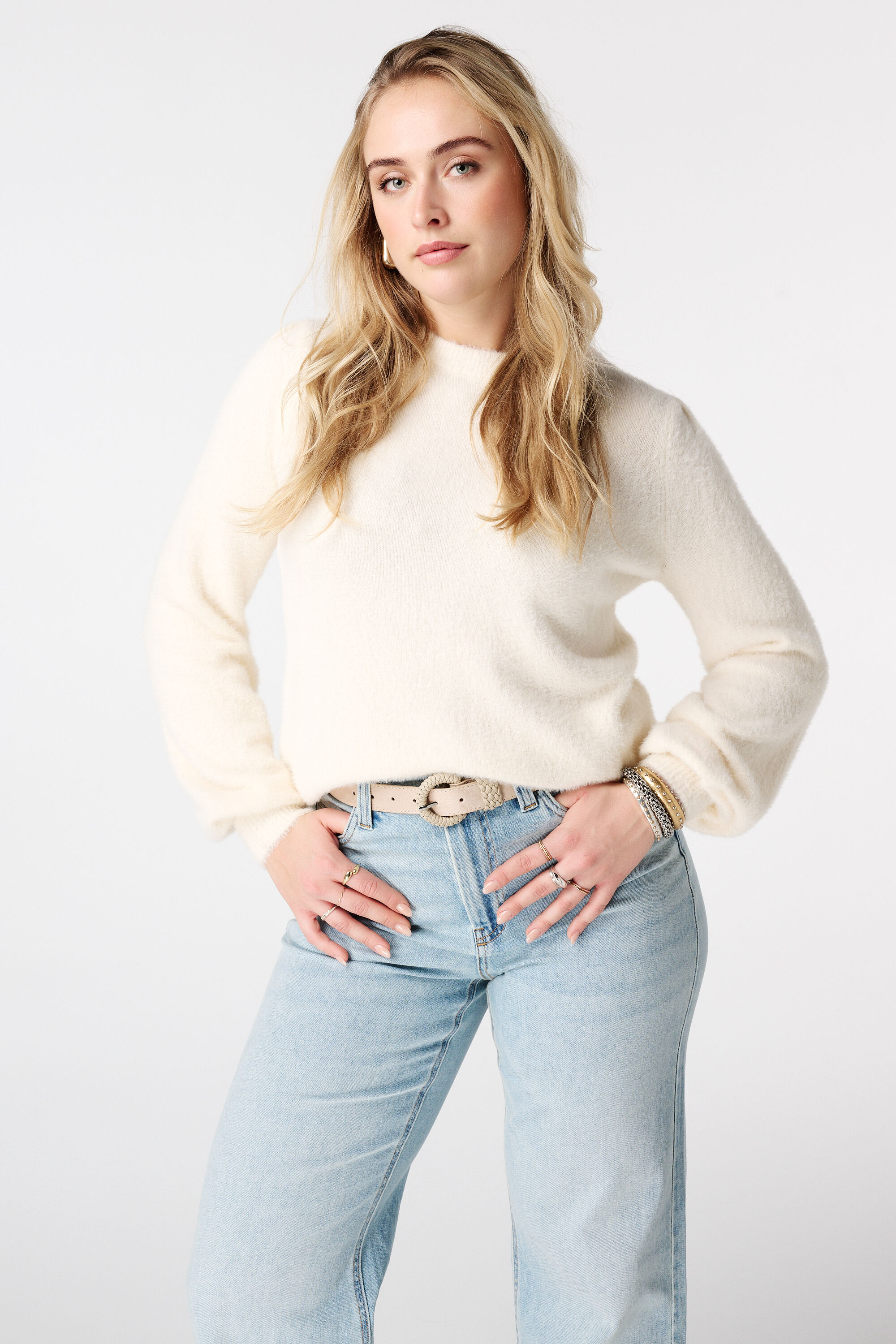 Strickpullover aus weichem Garn