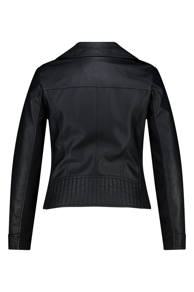 Biker-Jacke aus Kunstleder image number 2