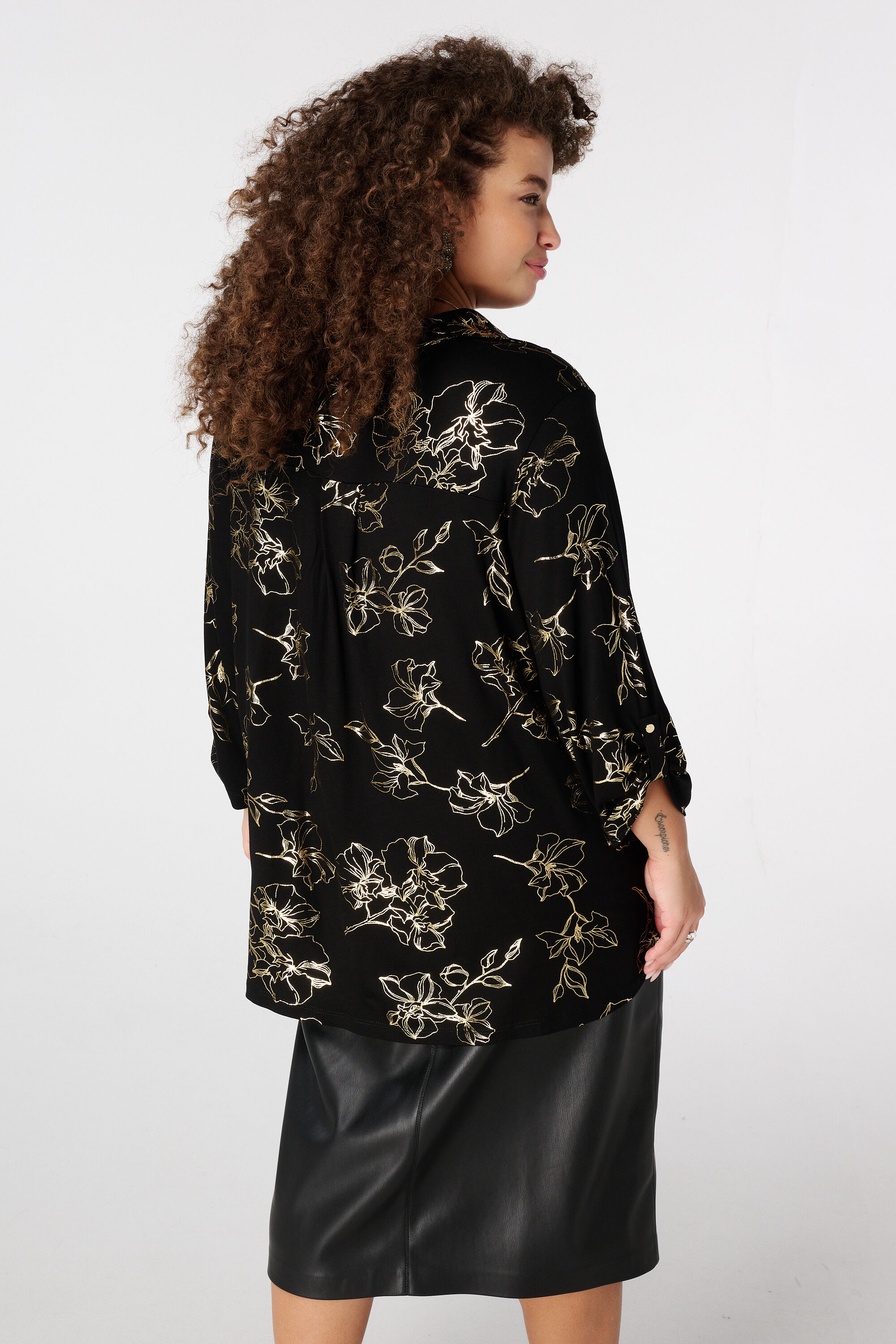 Top mit Stretch und Folienprint image number 3