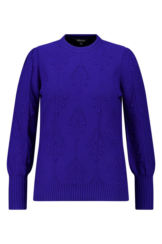 Pullover mit gesticktem Aufdruck image number 1