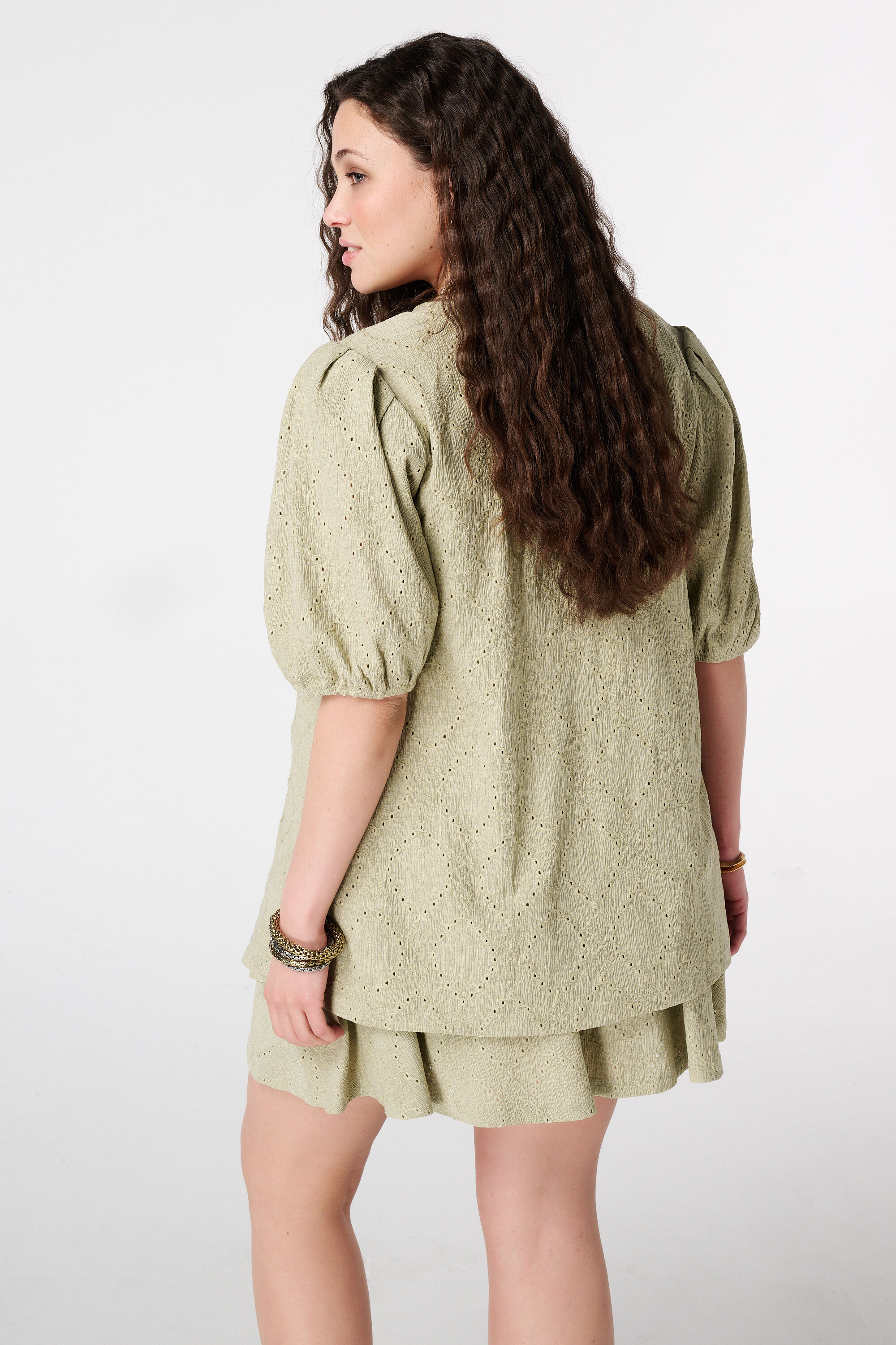 Top mit Broderie-Look image number 3
