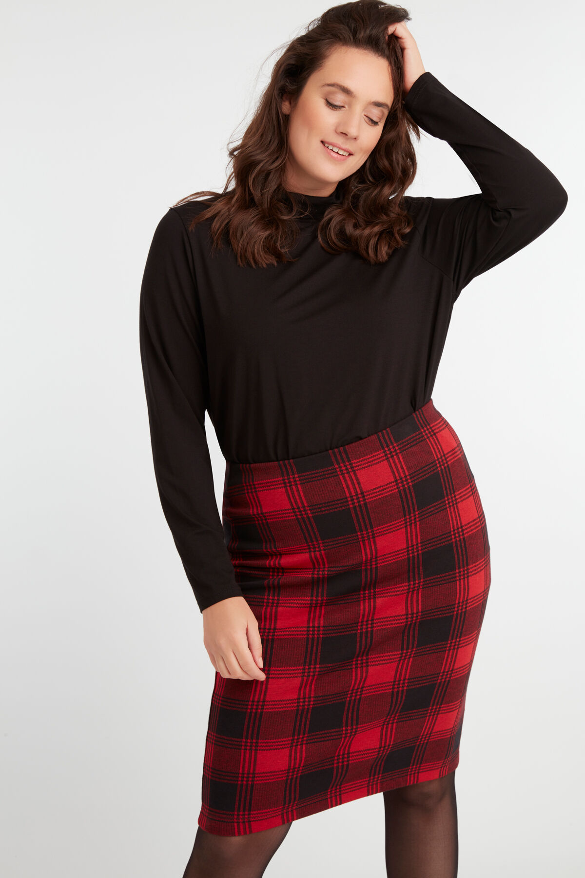 Viskose-Shirt mit Stehkragen image number 0