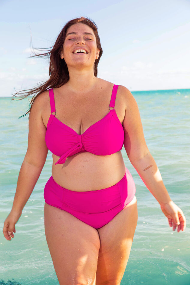 Bikinihose mit Knittereffekt  image number 0