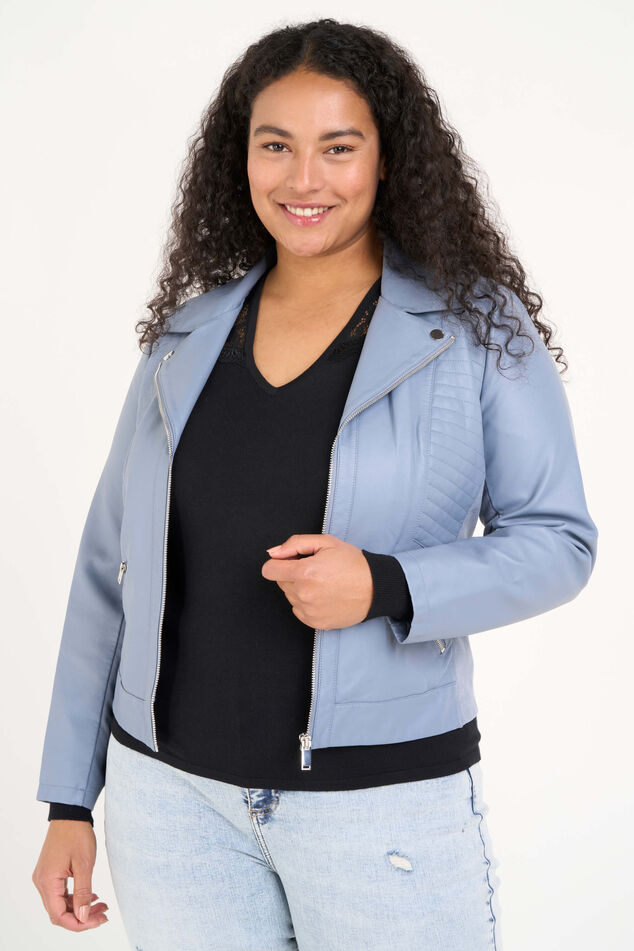 PU-Kunstlederjacke image number 6