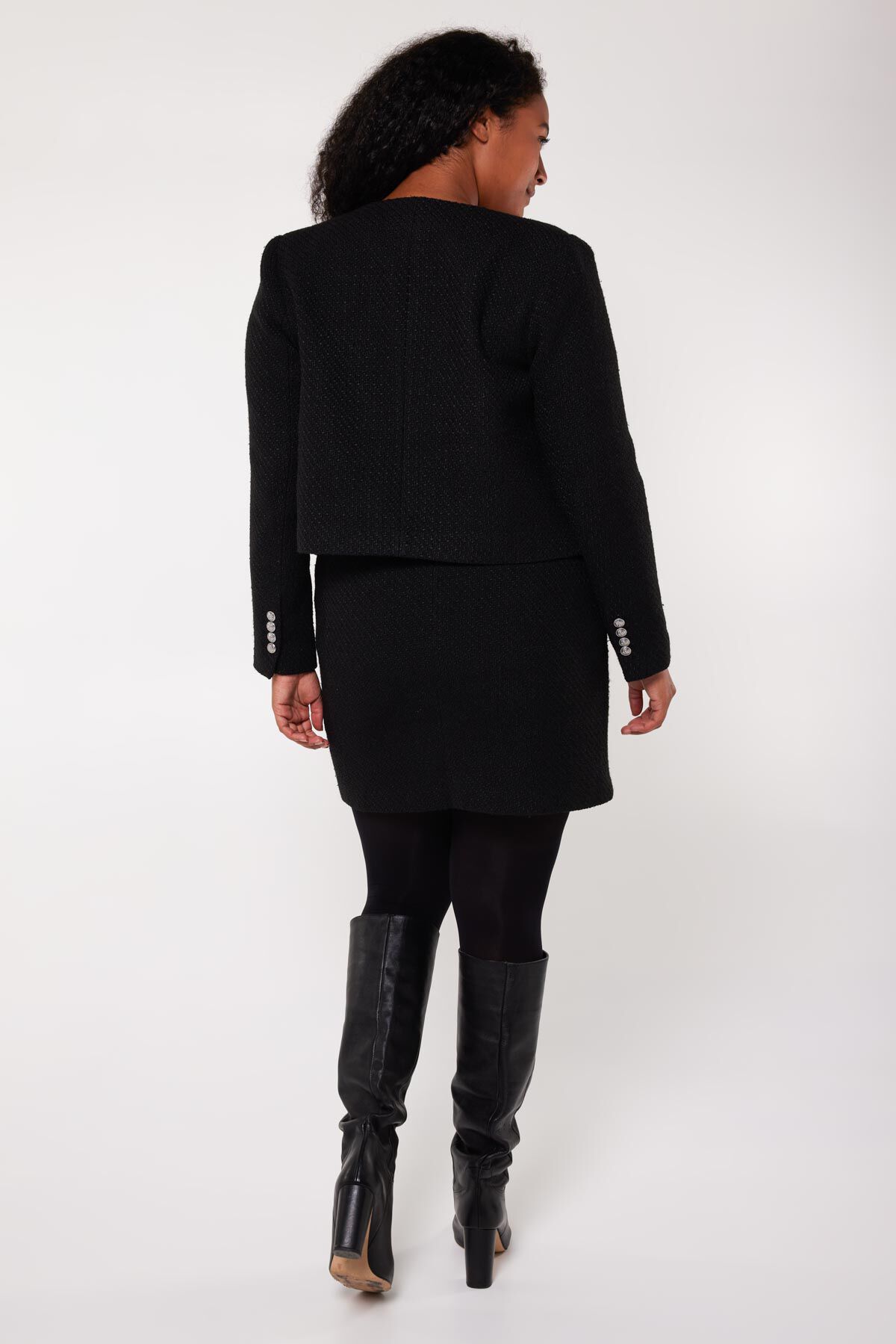 Kurzer Tweed-Blazer  image number 3