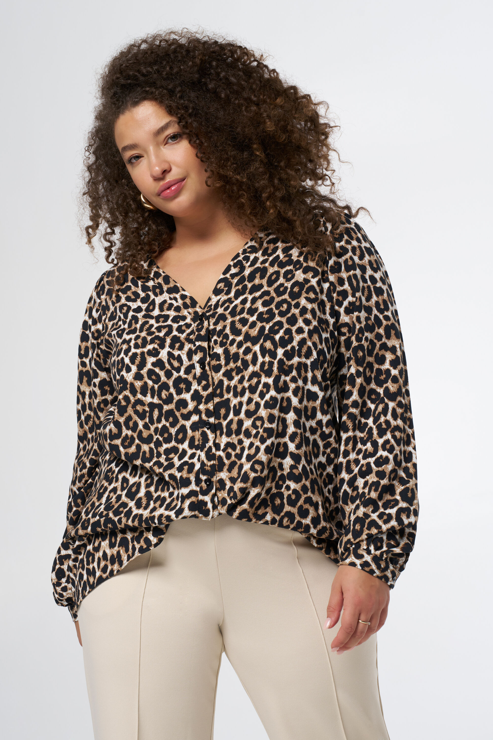 Bluse mit Pantherprint image number 5