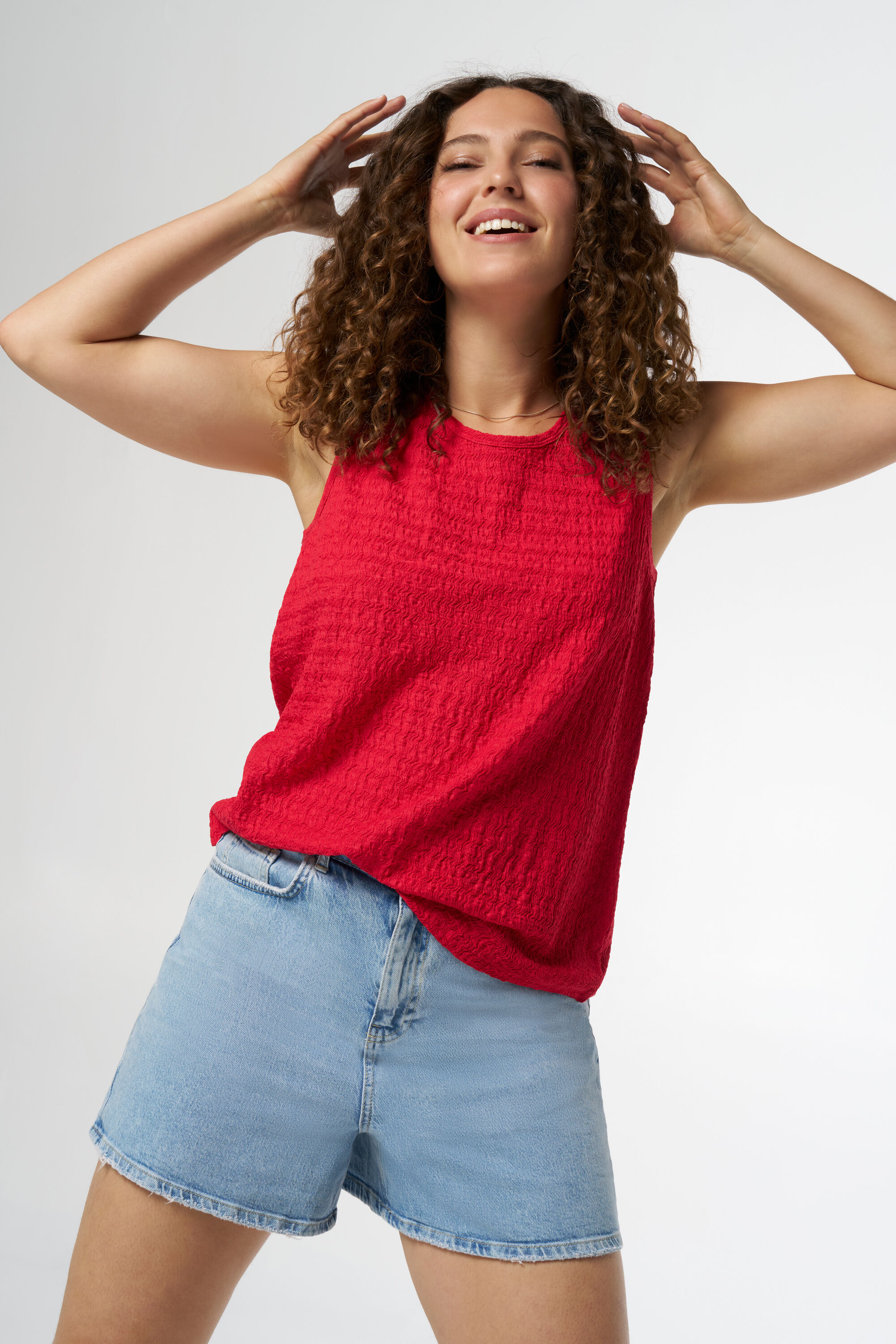 Strukturiertes Tanktop image number 0