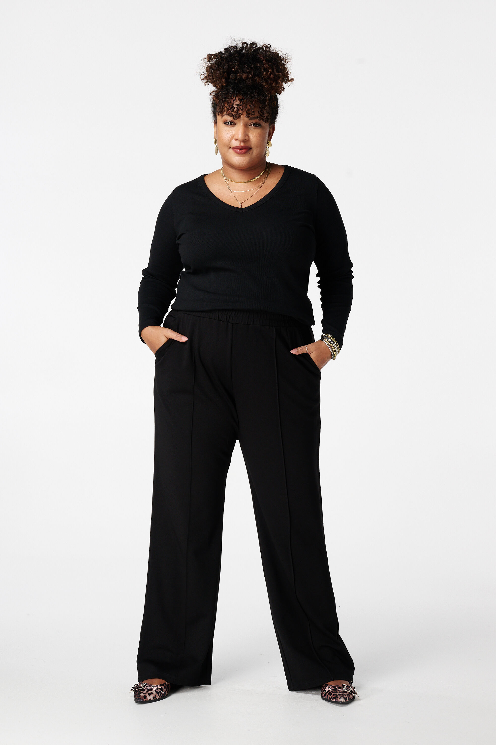 Geripptes Langarmshirt image number 5