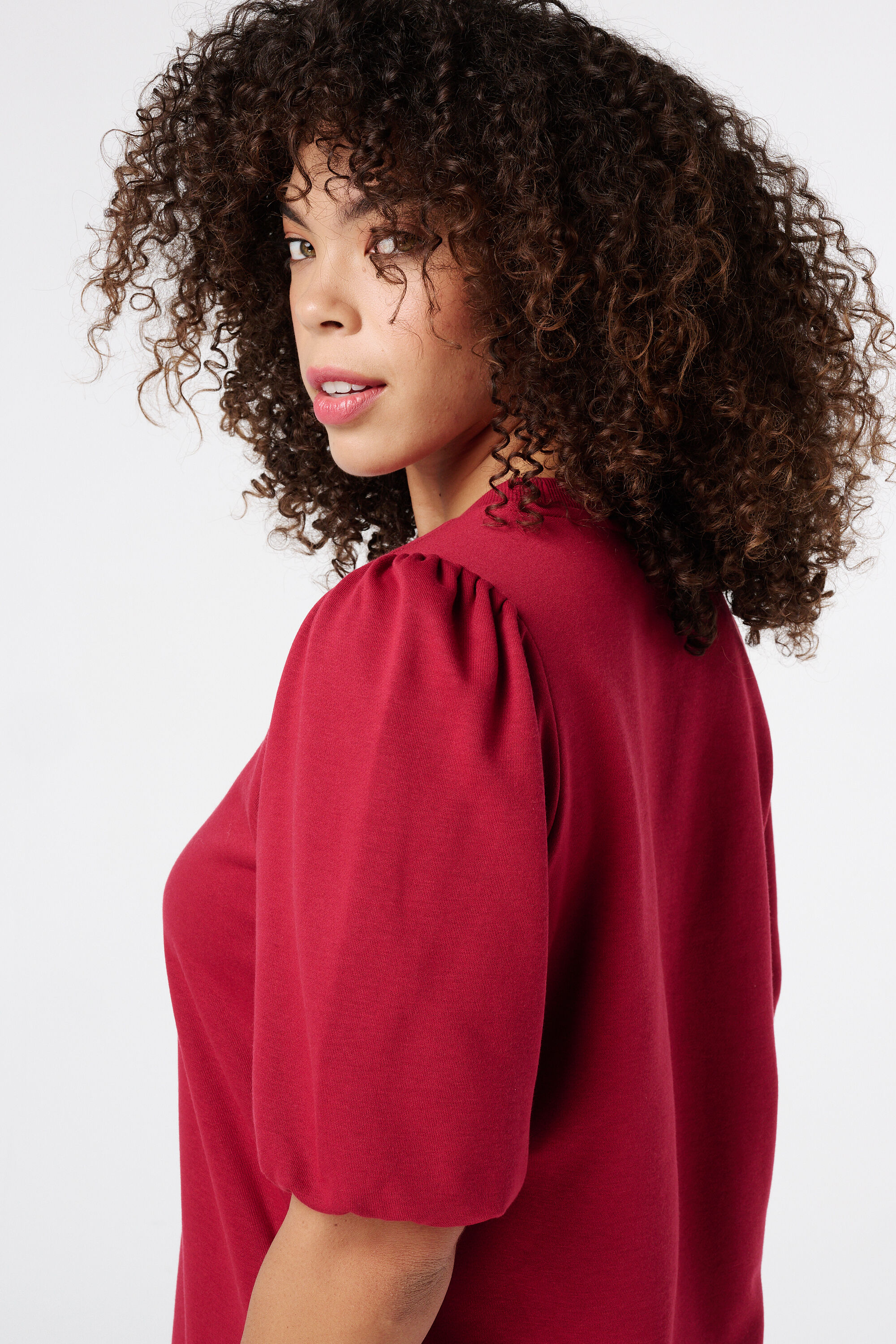 Kleid mit kurzen Puff&auml;rmeln image number 4