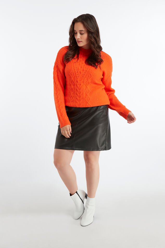 Pullover mit Zopfmuster image number 4