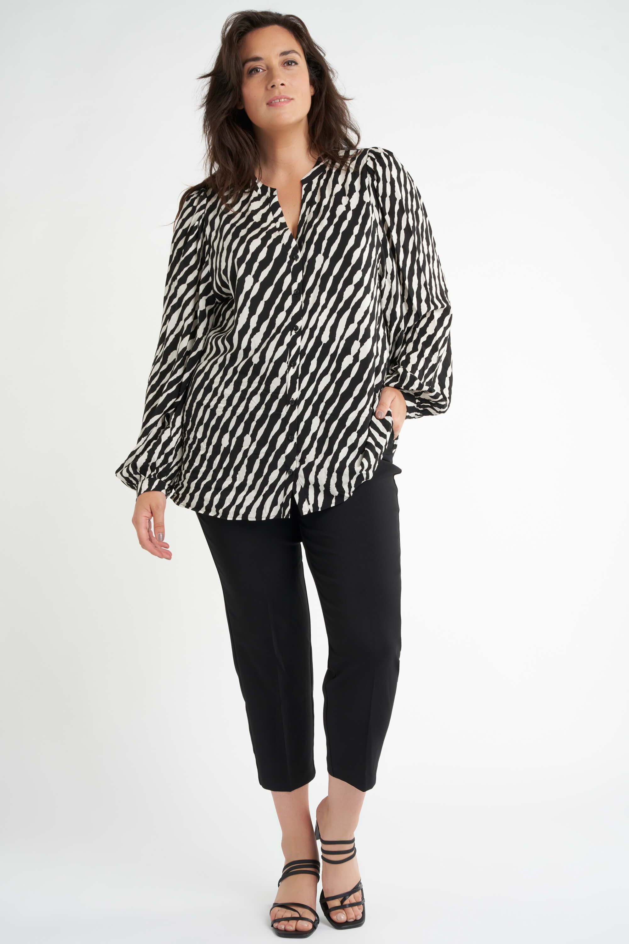 Bluse mit Print  image number 6