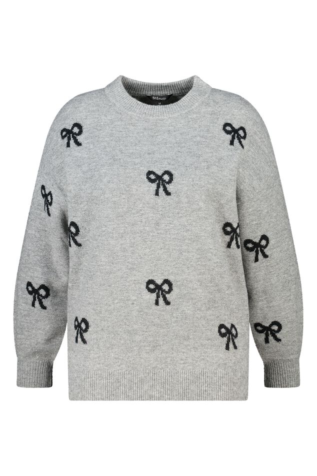 Pullover mit Schleifenprint image number 1