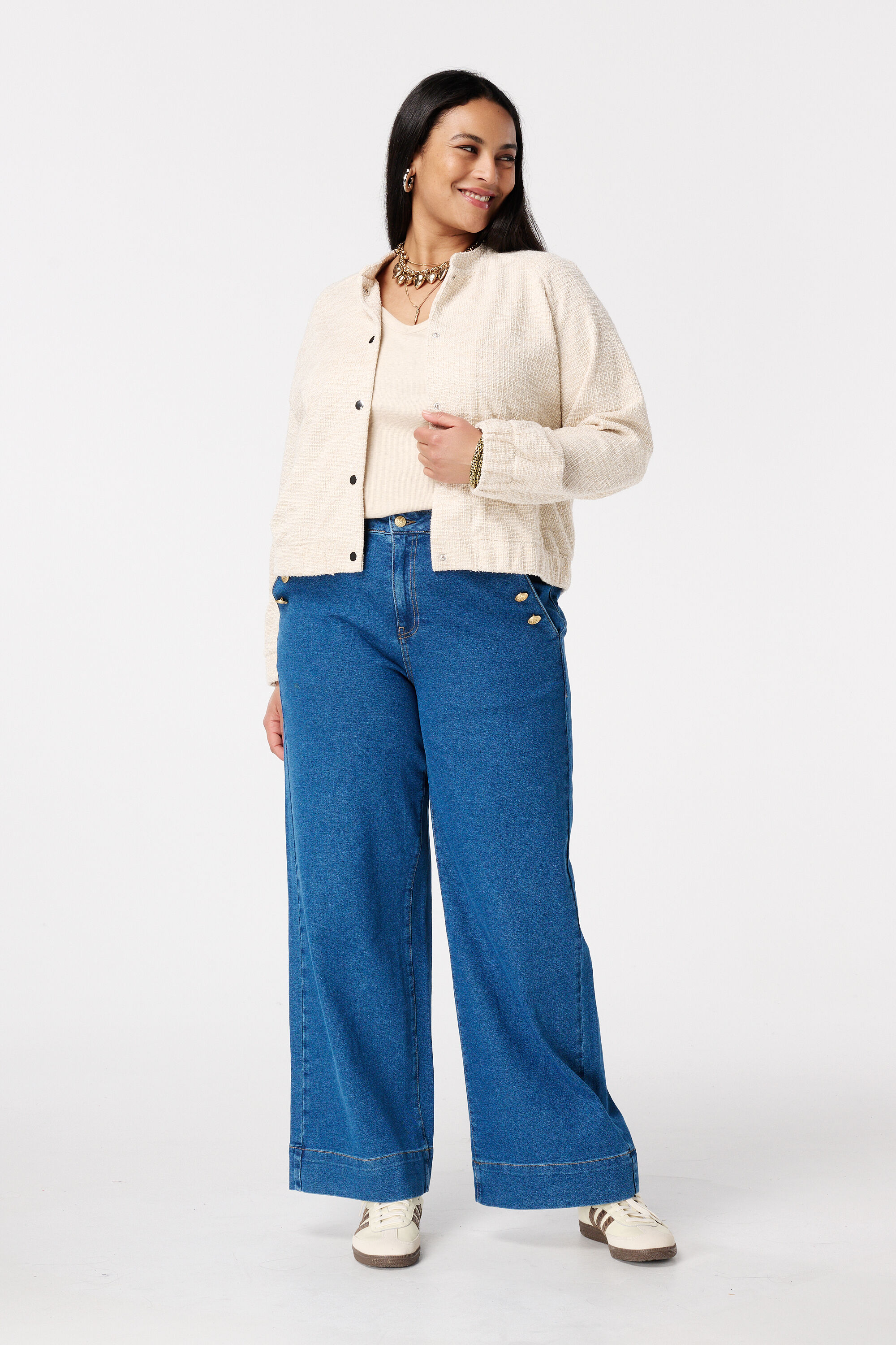 Ripp-Top mit V-Ausschnitt image number 5