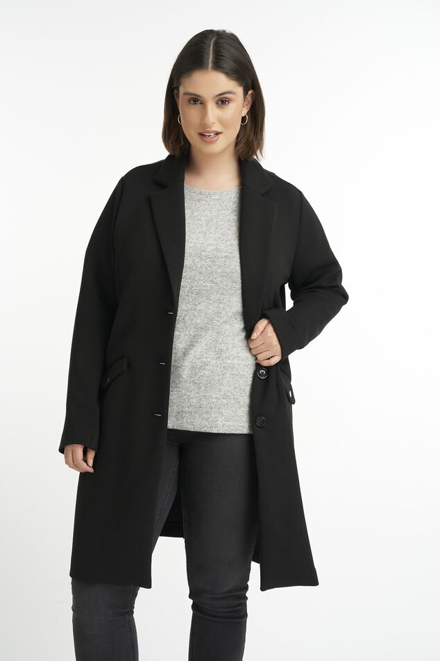 Lange Jersey-Jacke image number 5