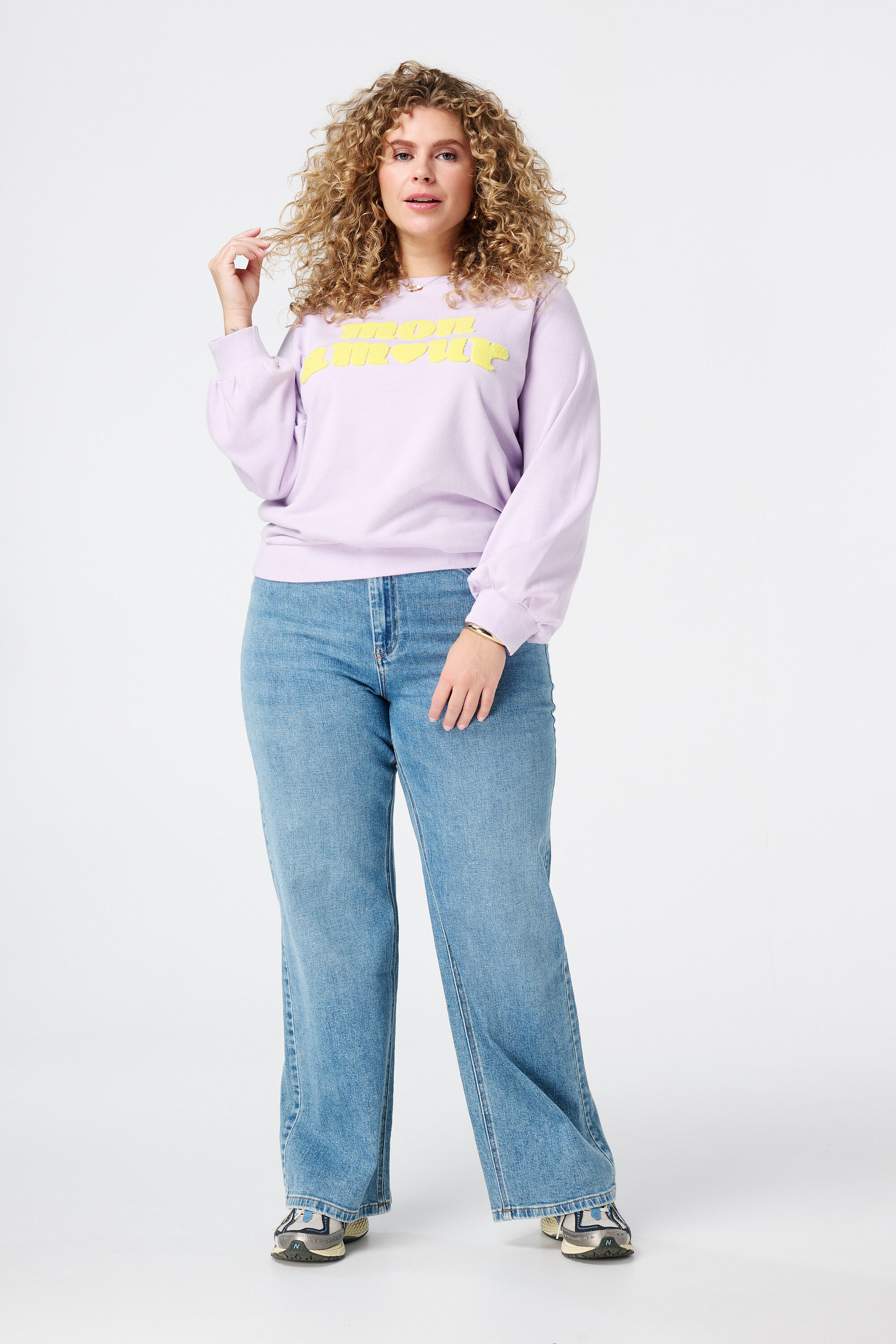 Pullover mit Text-Print image number 5