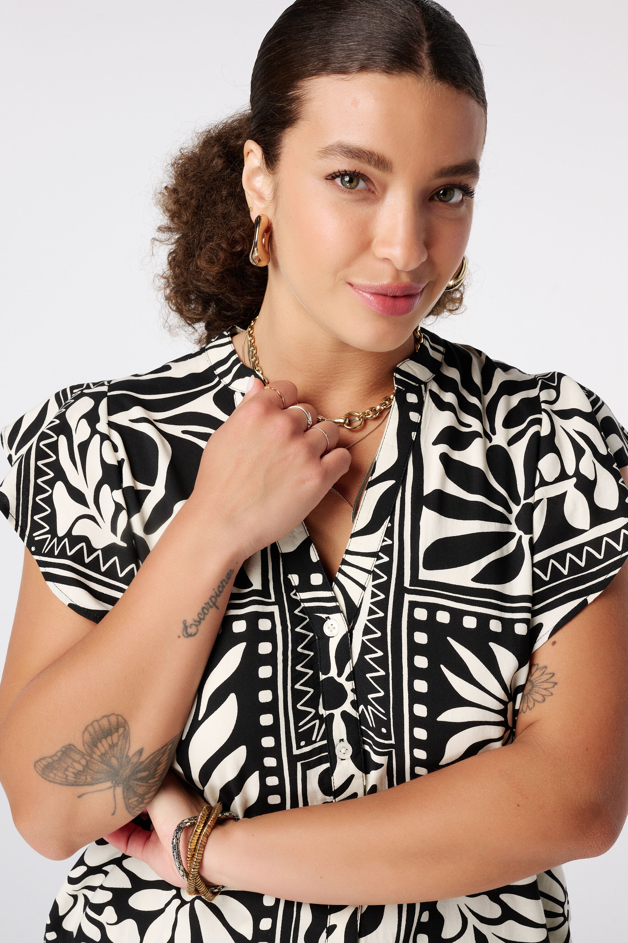 Bluse mit R&uuml;schen image number 4