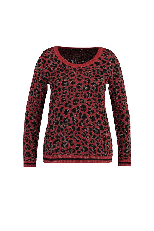 Pullover mit Leoparden-Print image number 1