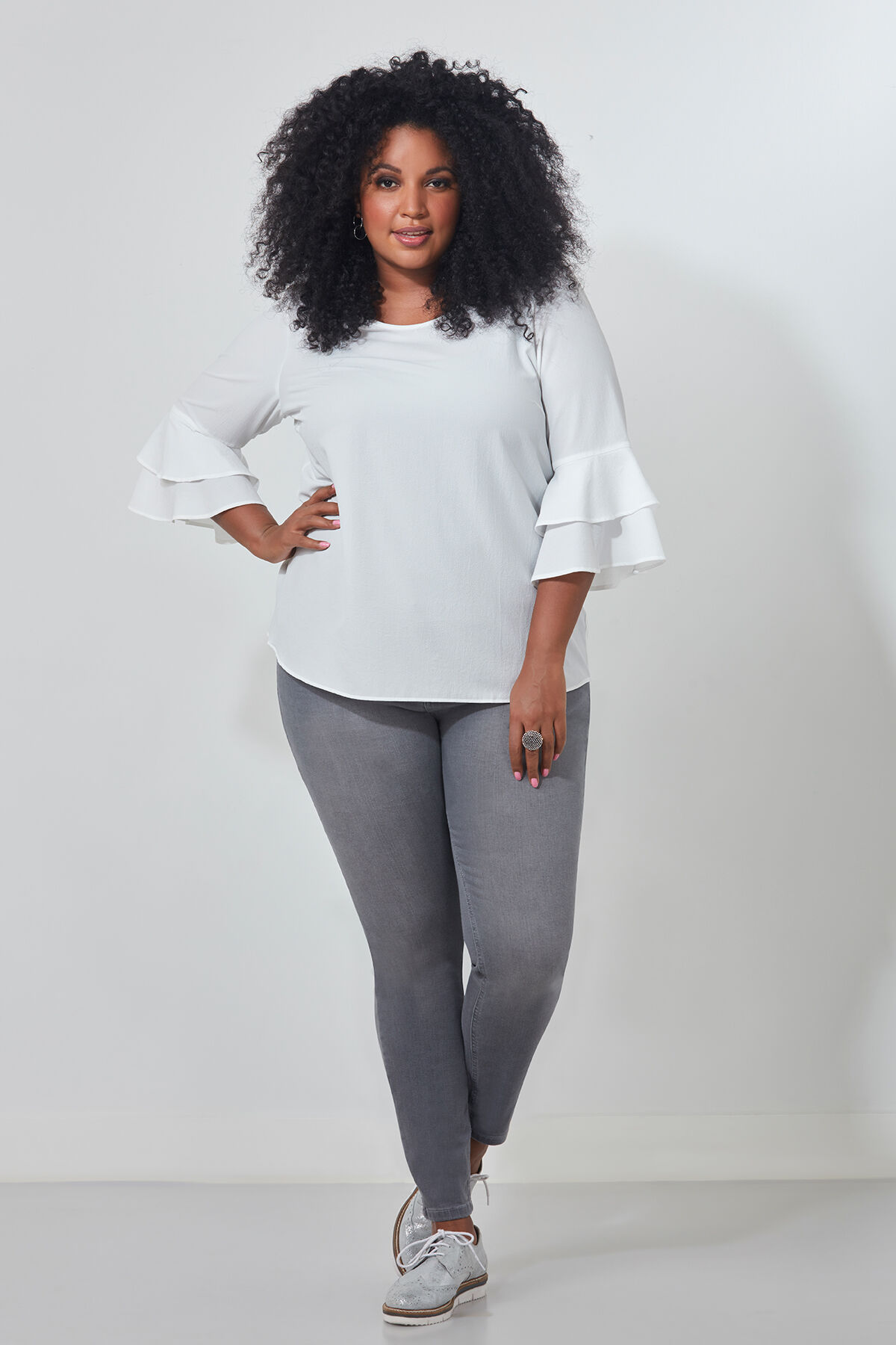 Bluse mit Bell-Sleeves image number 3