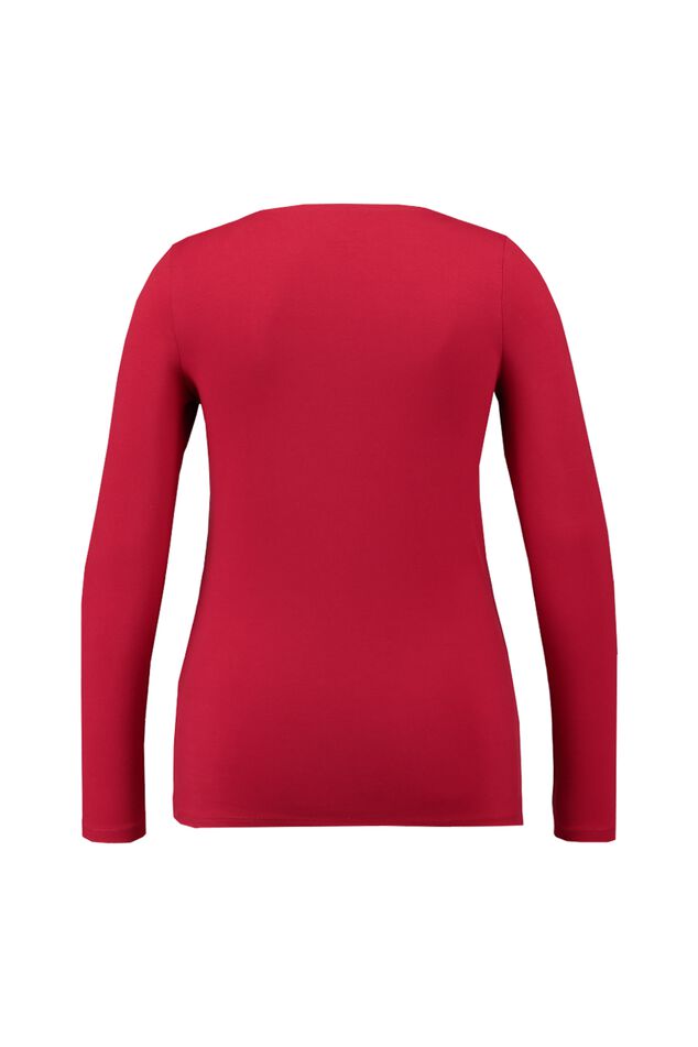 Basic-T-Shirt mit langen Ärmeln  image number 2