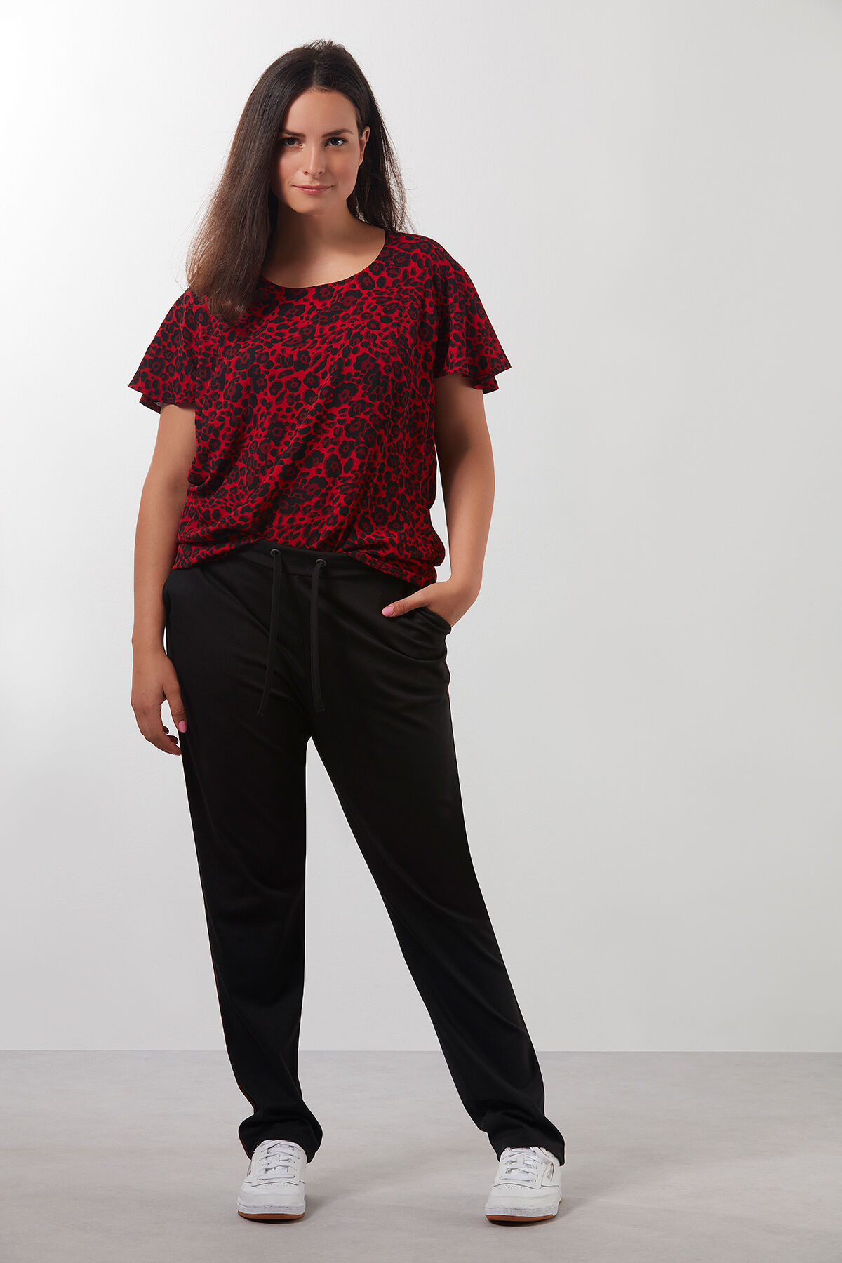 Bluse mit Allover-Print image number 3