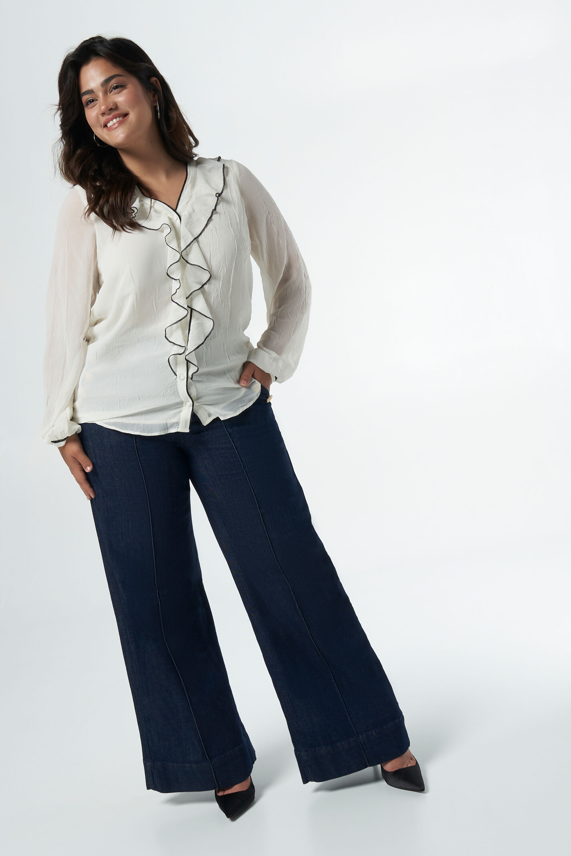 Bluse mit R&uuml;schen  image number 5