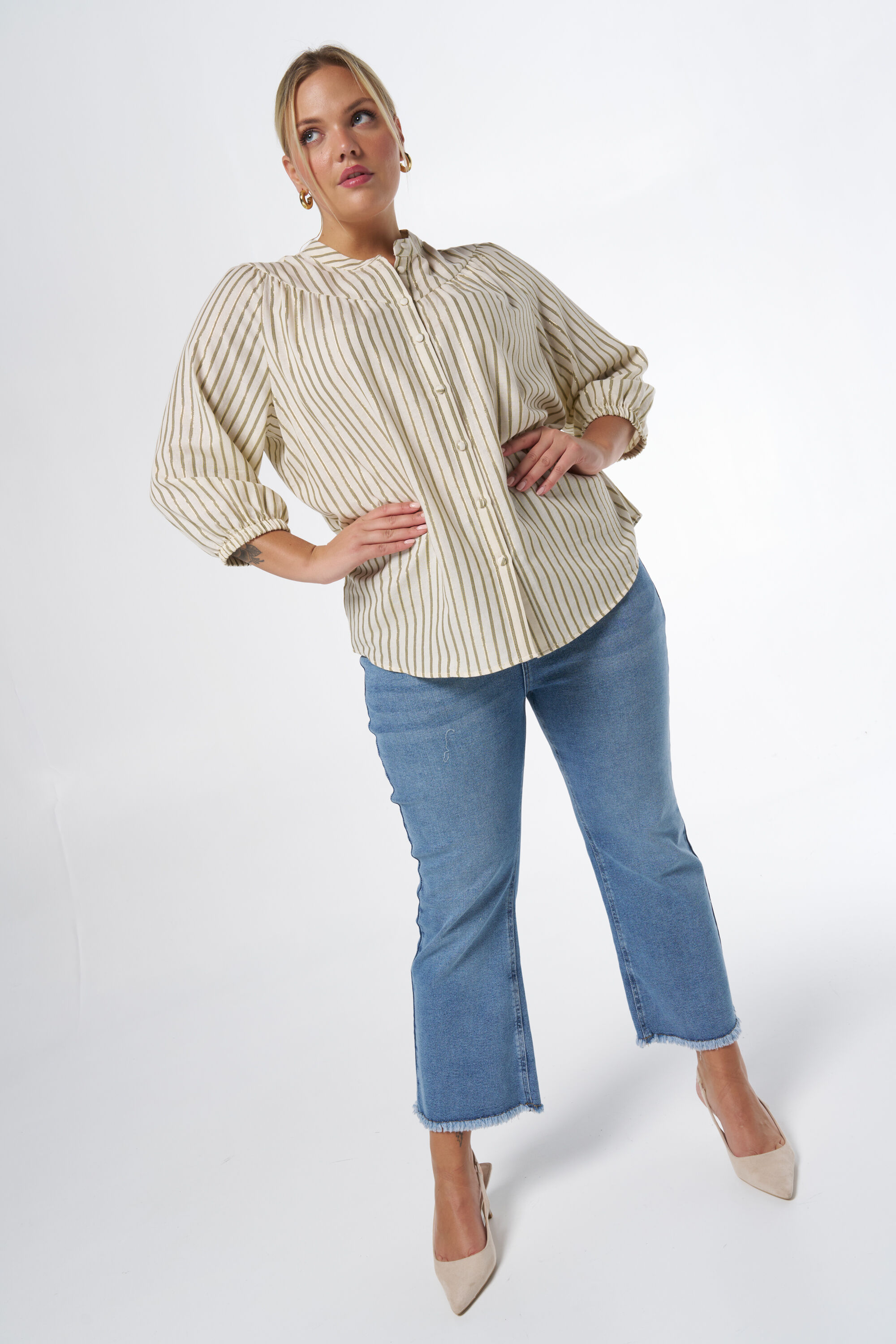 Gestreifte Bluse image number 5