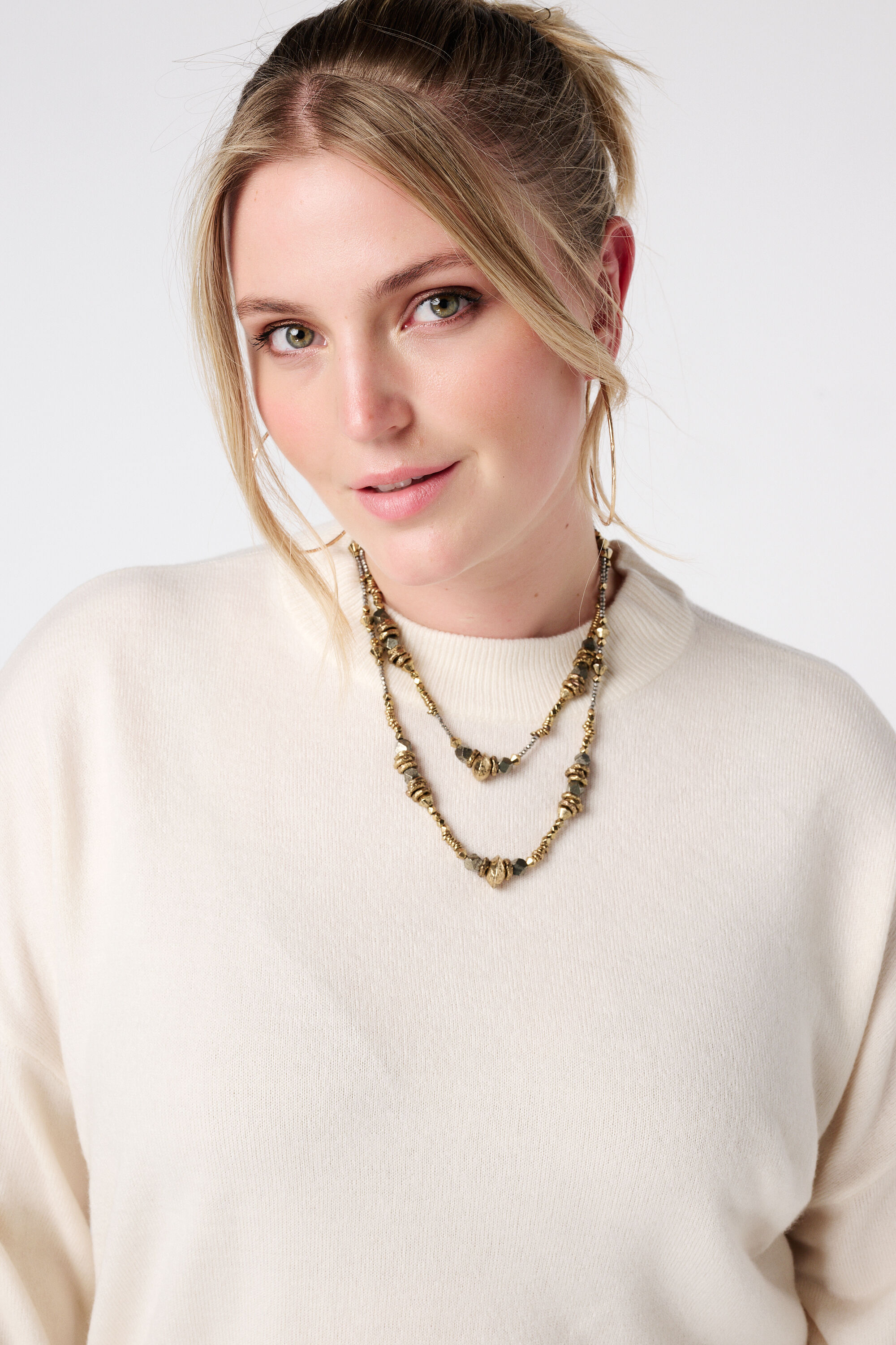 Feinstrickpullover mit Ballon&auml;rmeln image number 4