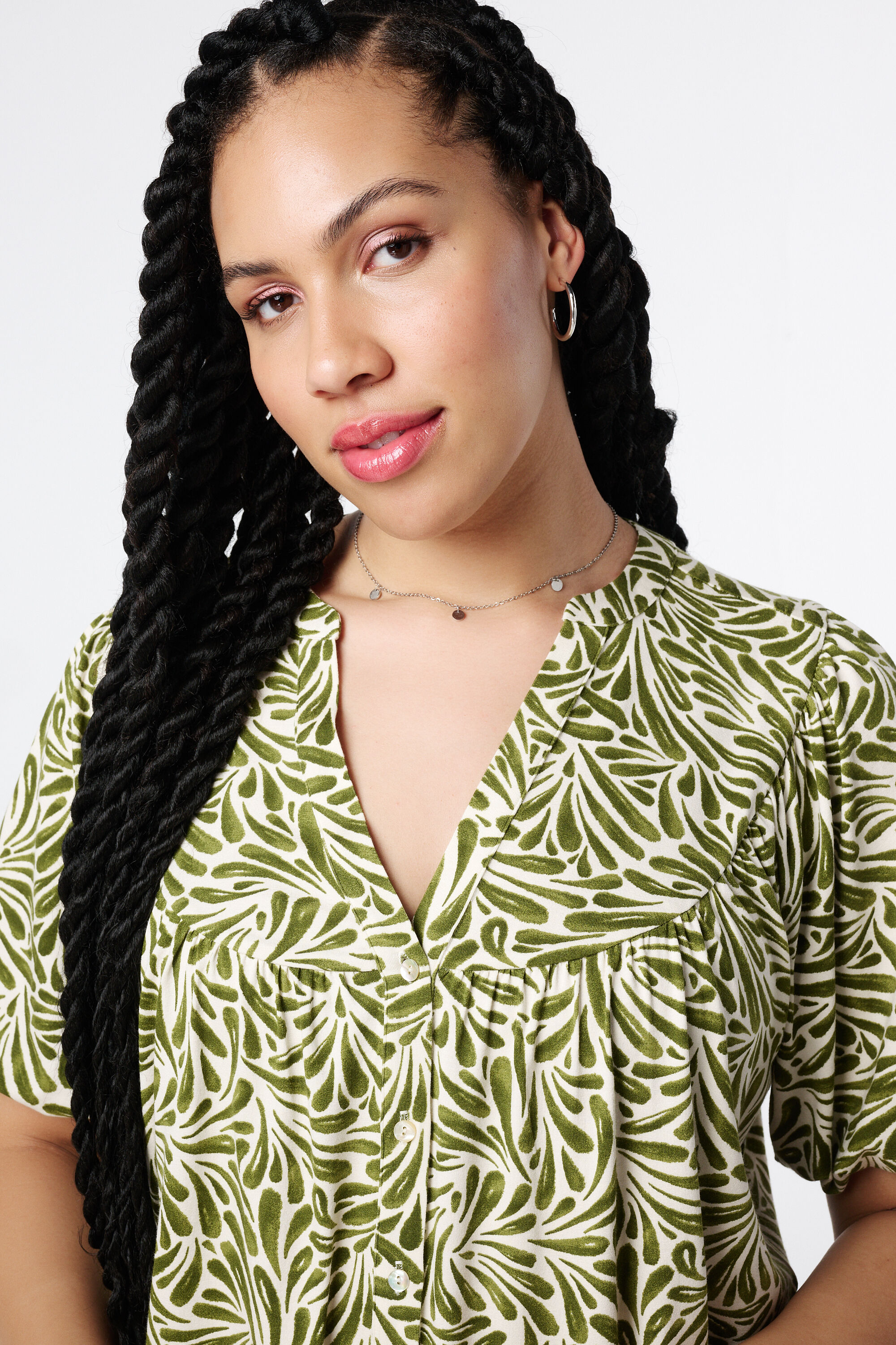 Luftiges Oberteil mit Print image number 4