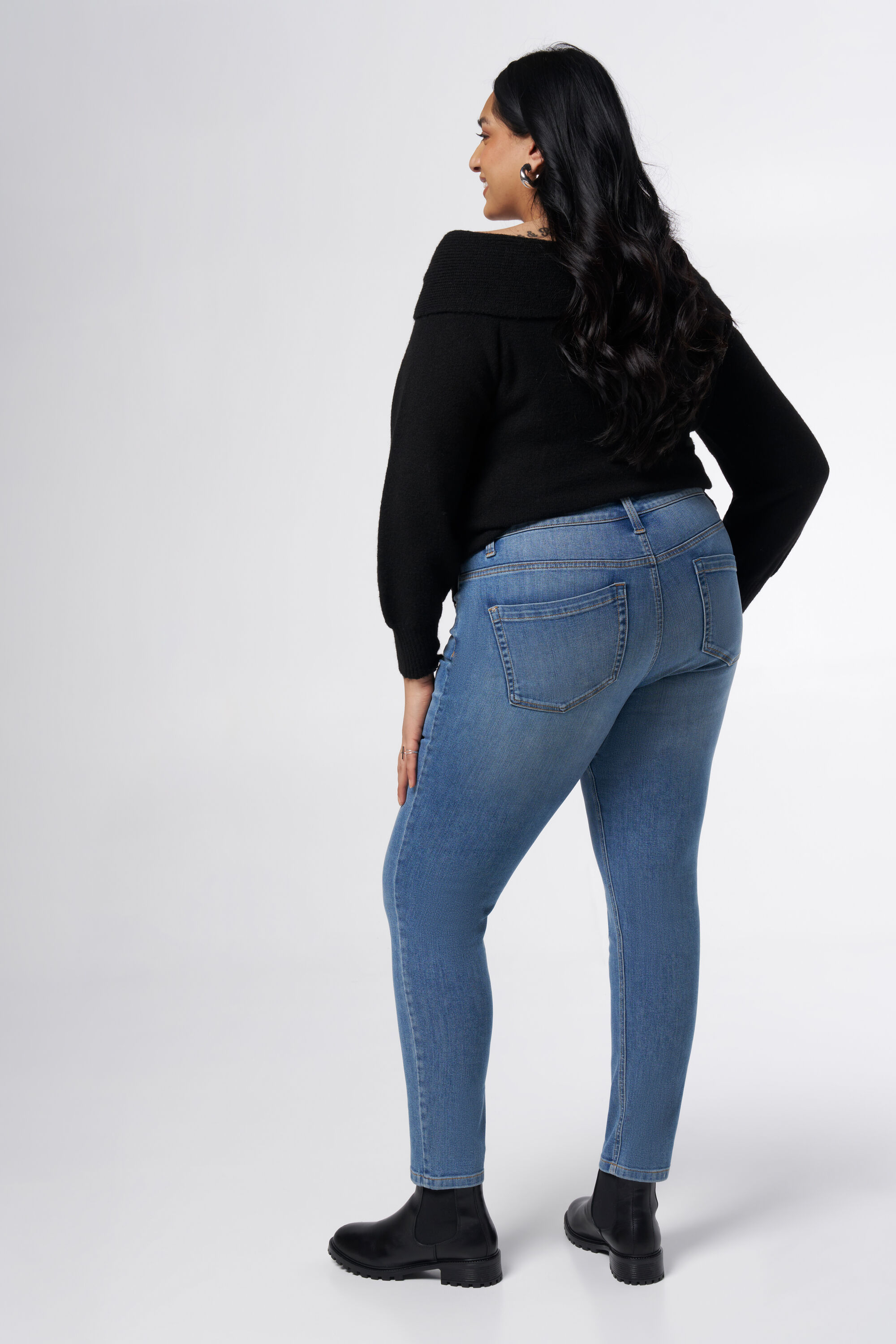 Slim-Leg-Jeans IRIS mit Stretch image number 3