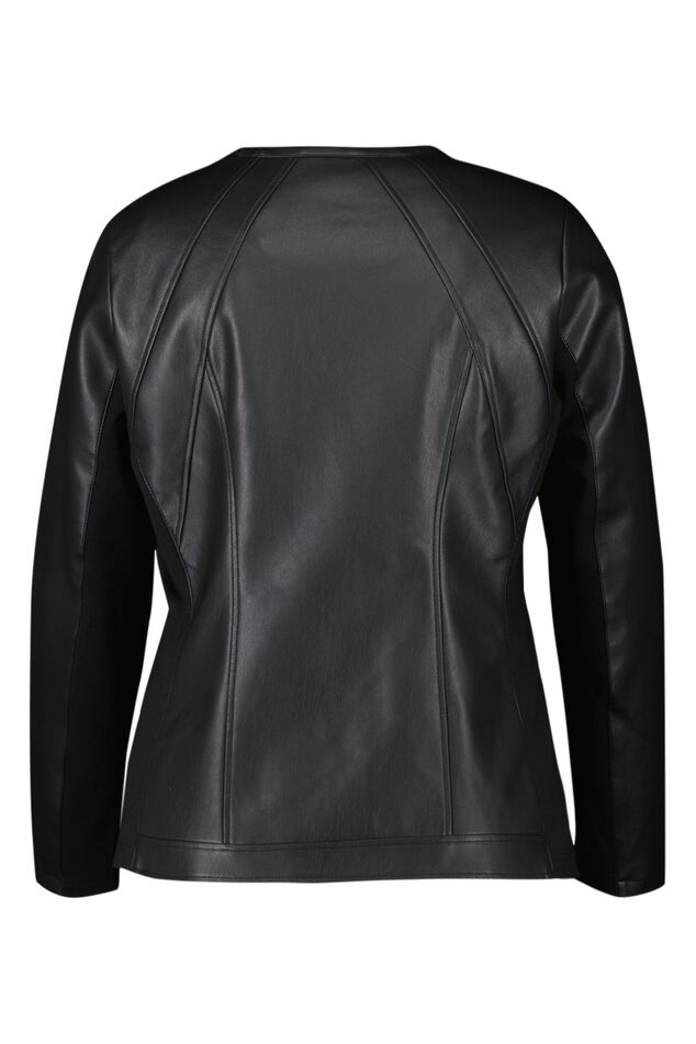 Kunstleder-Bikerjacke image number 2