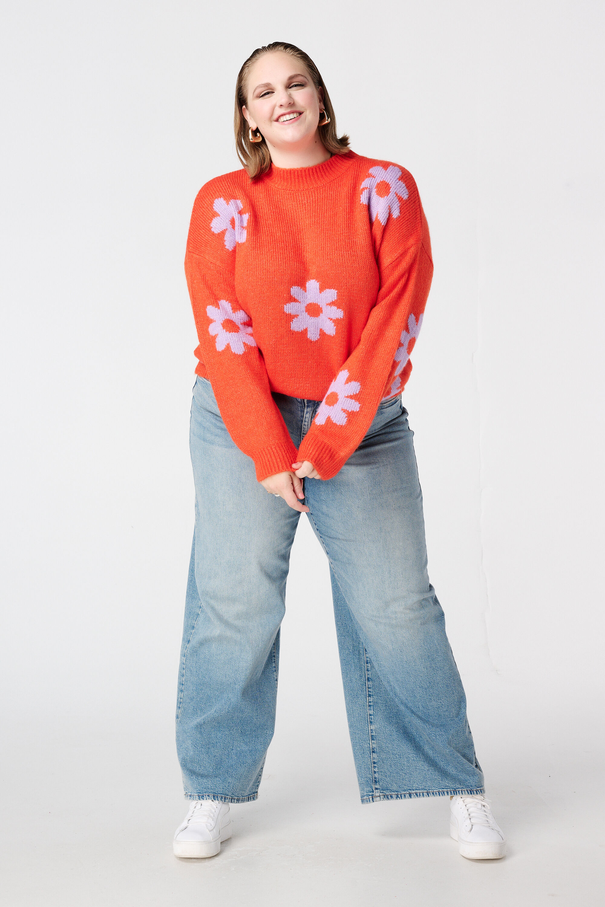 Pullover mit Blumenprint image number 5