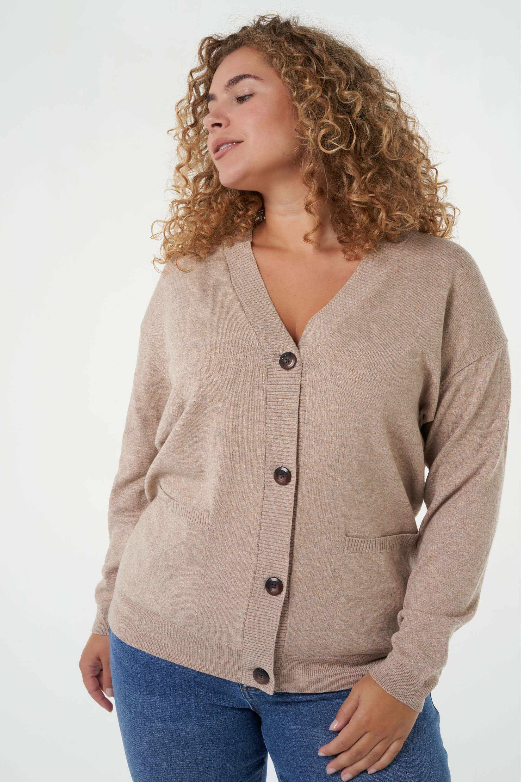 Strick-Cardigan mit Kn&ouml;pfen  image number 7