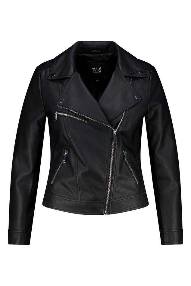 Biker-Jacke aus Kunstleder image number 1