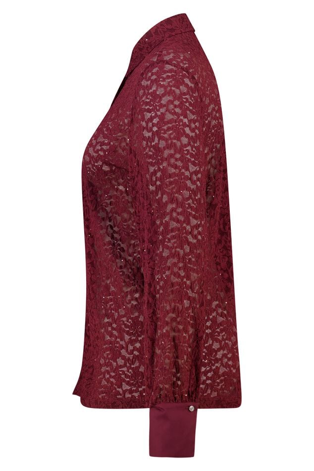 Top mit Spitze und Pailletten image number 2