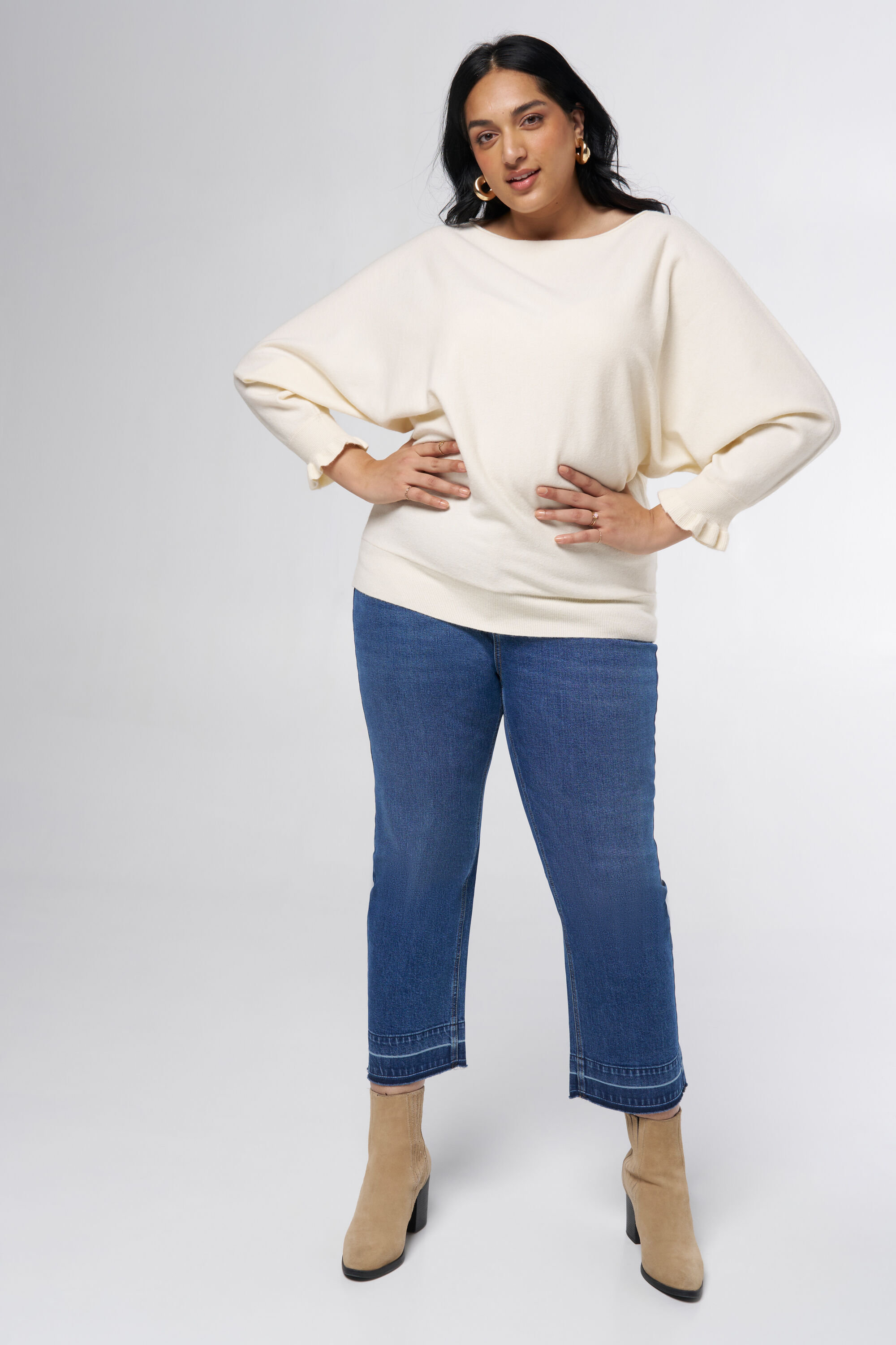 Strickpullover mit U-Boot-Ausschnitt  image number 5