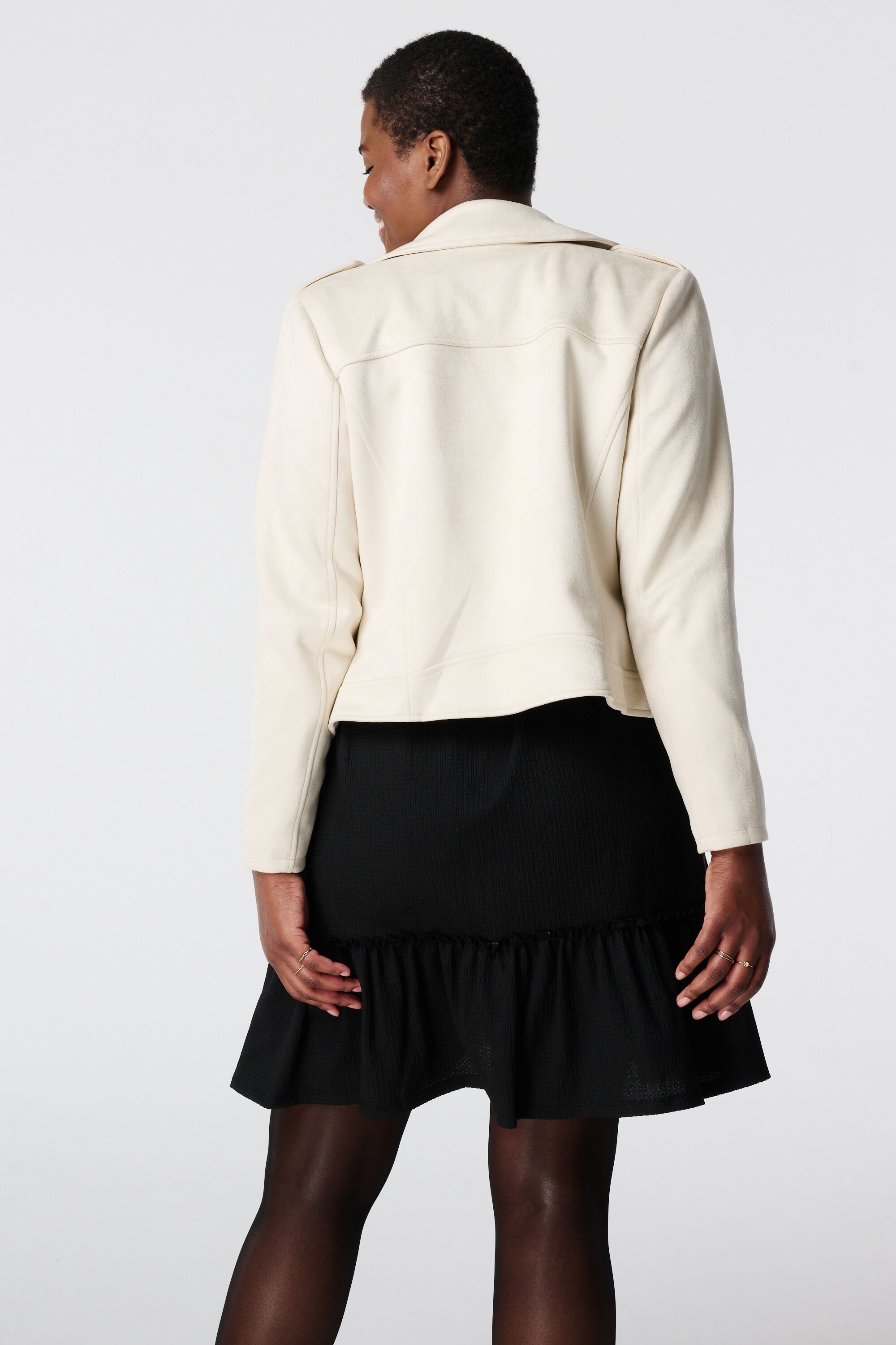 Bikerjacke aus Wildlederimitat image number 3