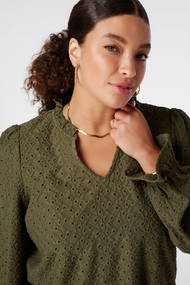 Oberteil mit Stickerei image number 4