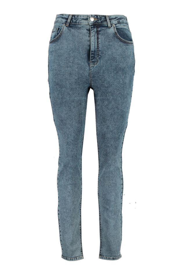 Skinny-Leg-Jeans CHERRY mit hohem Bund image number 1