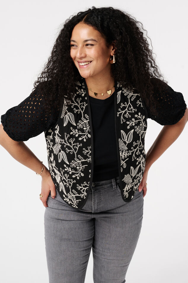 Bestickte Weste  image number 0