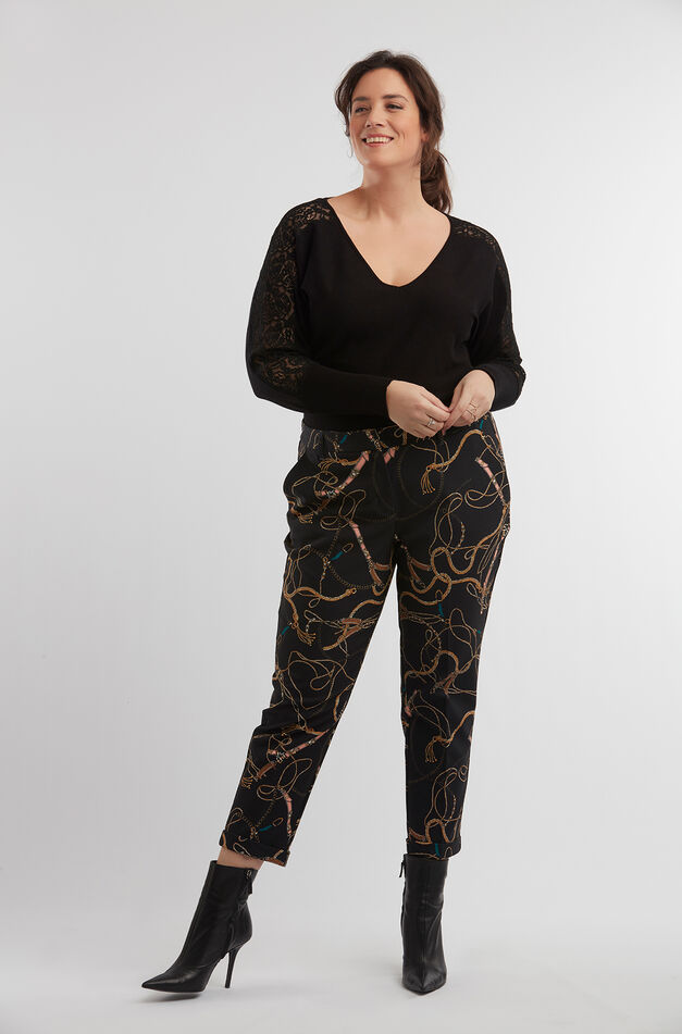Spitzen-Pullover image number 0