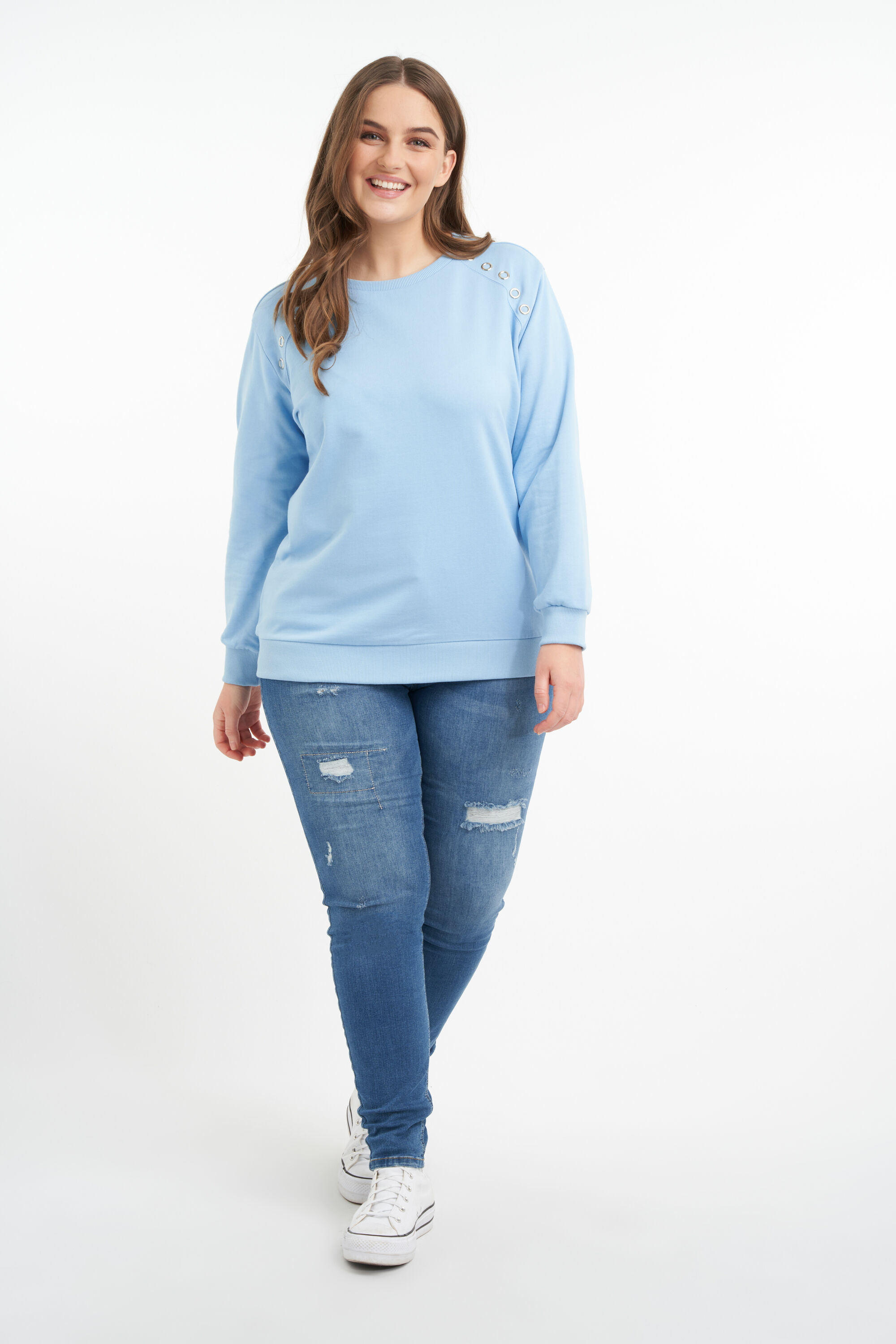 Pullover mit Nieten image number 6