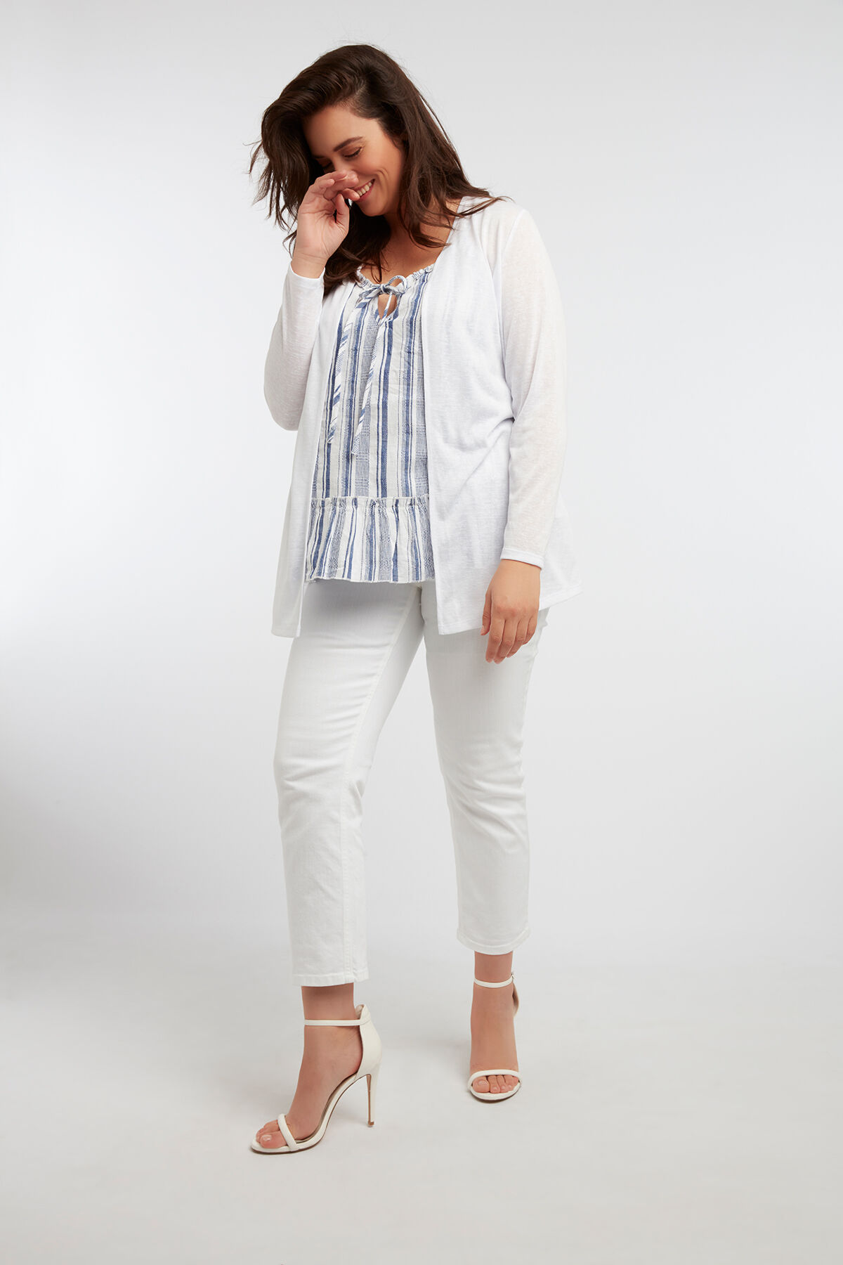 Offener d&uuml;nner Cardigan image number 6