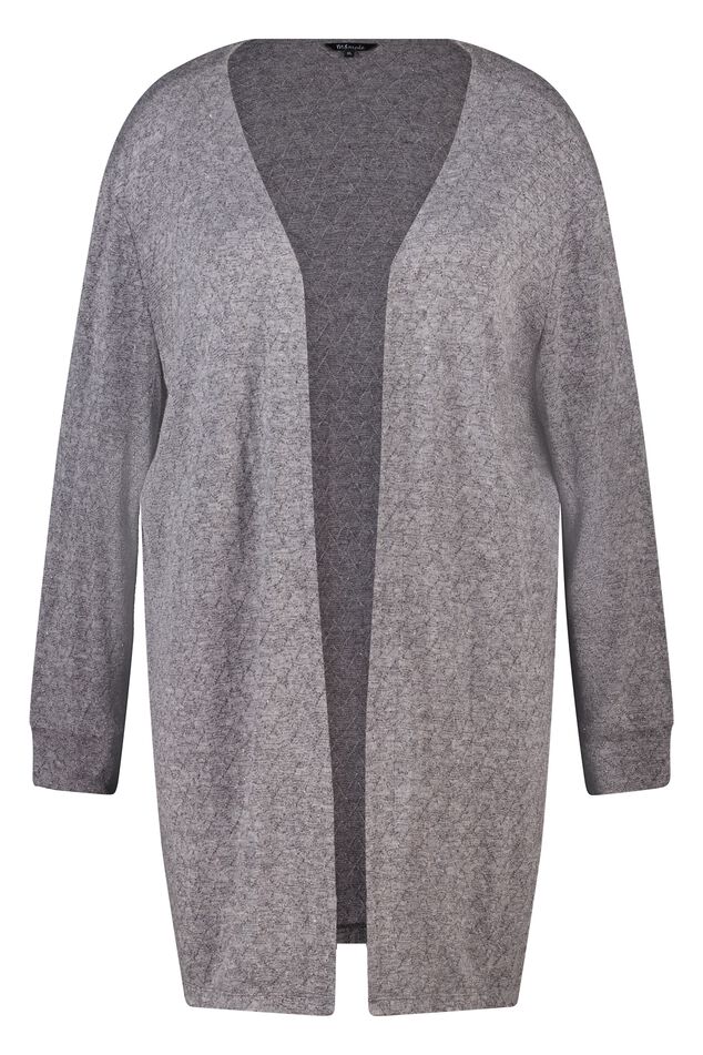 Strukturierter und Glitzer-Detail Cardigan  image number 1