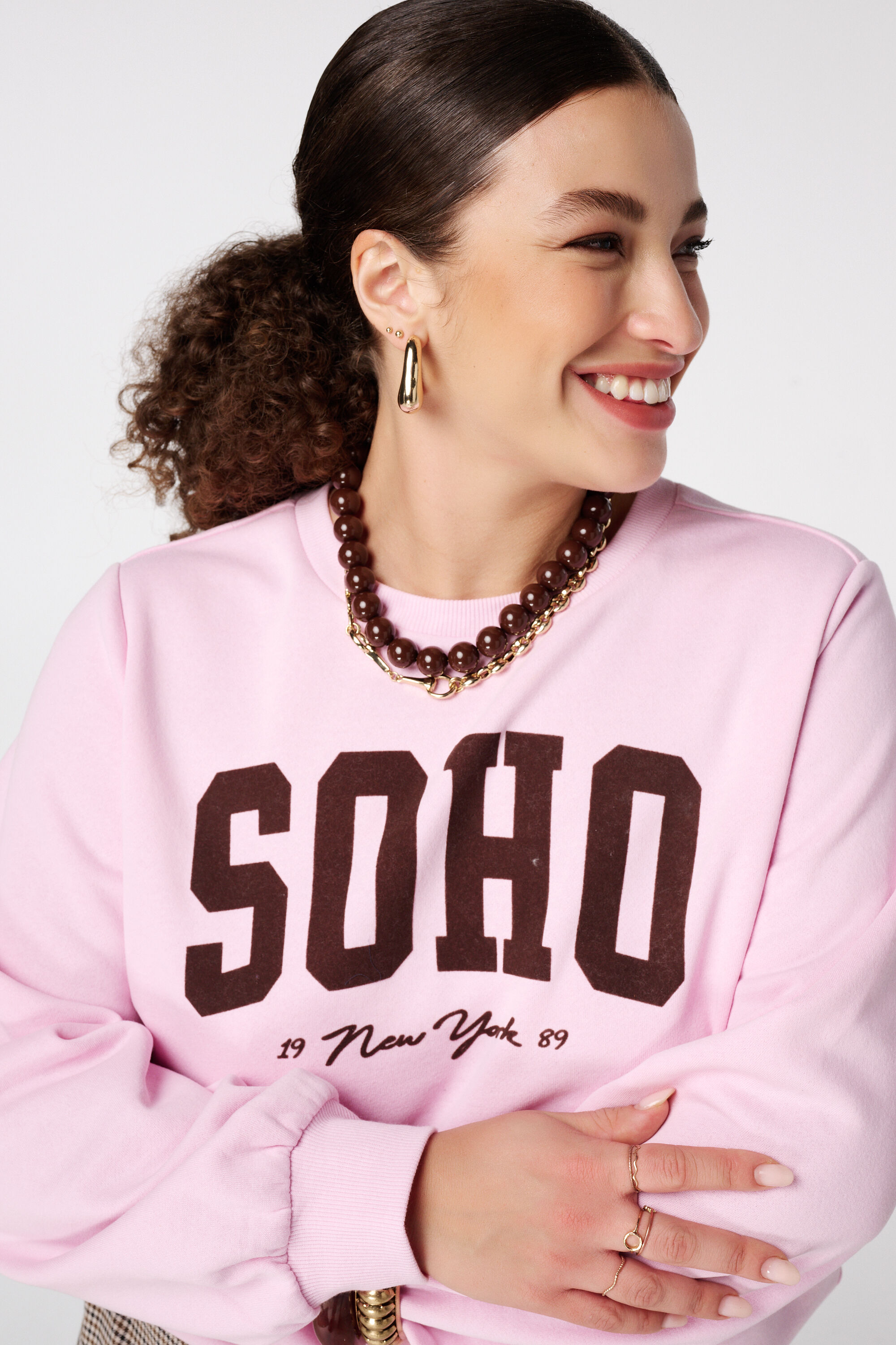 Sweatshirt mit Aufdruck image number 4