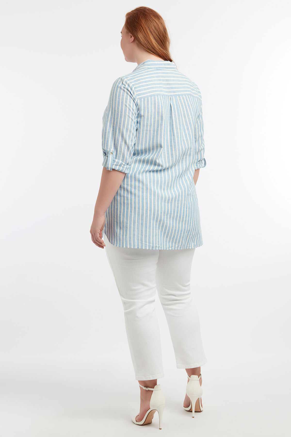 Gestreifte Shirt-Bluse image number 7