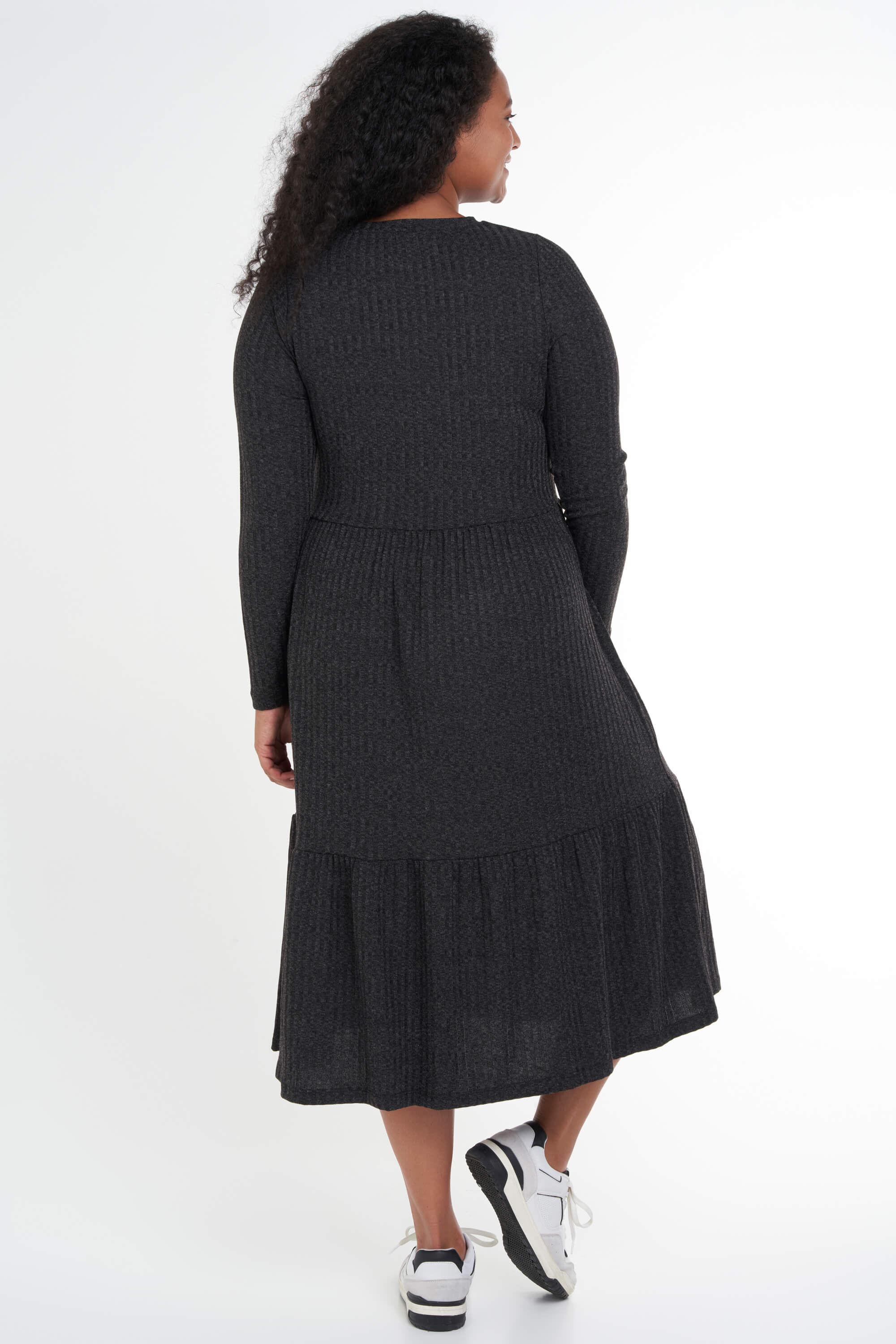 Geripptes Kleid image number 3