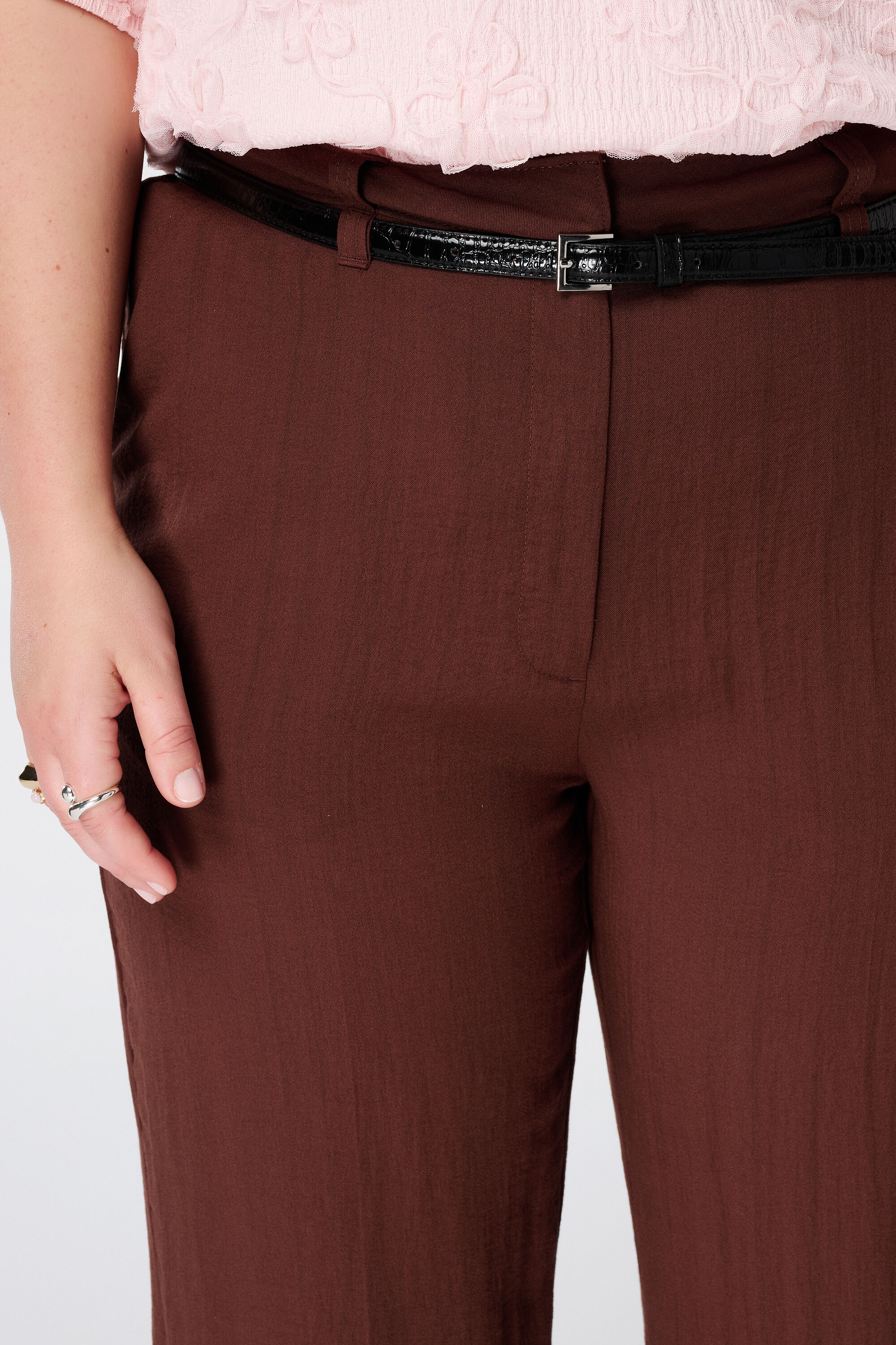 Leinenhose mit G&uuml;rtel image number 4