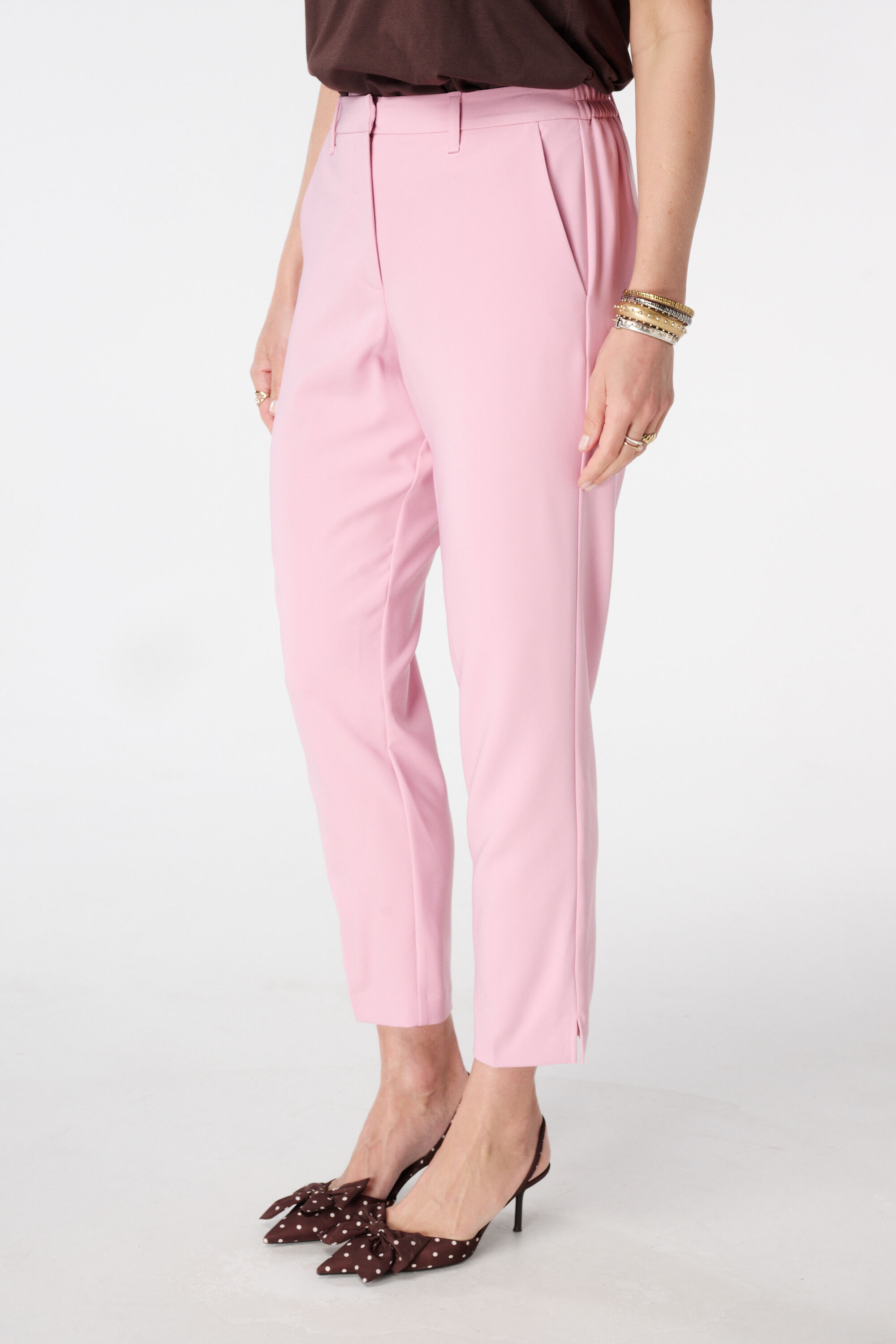 Hose mit geradem Bein und elastischem Bund image number 5