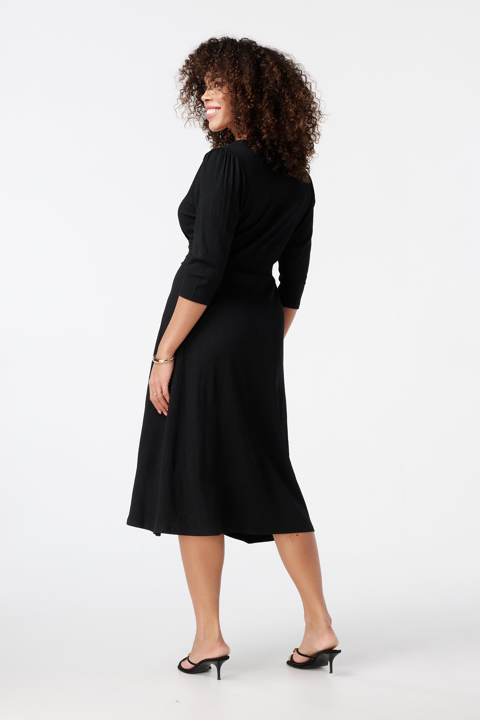 Strukturiertes Midikleid image number 3